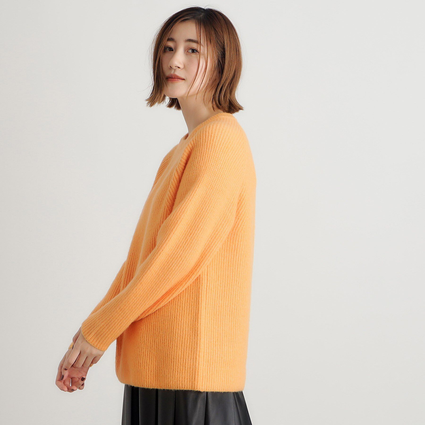 grove「クルーネック畔プルオーバー【洗える】」|ニット・セーター|