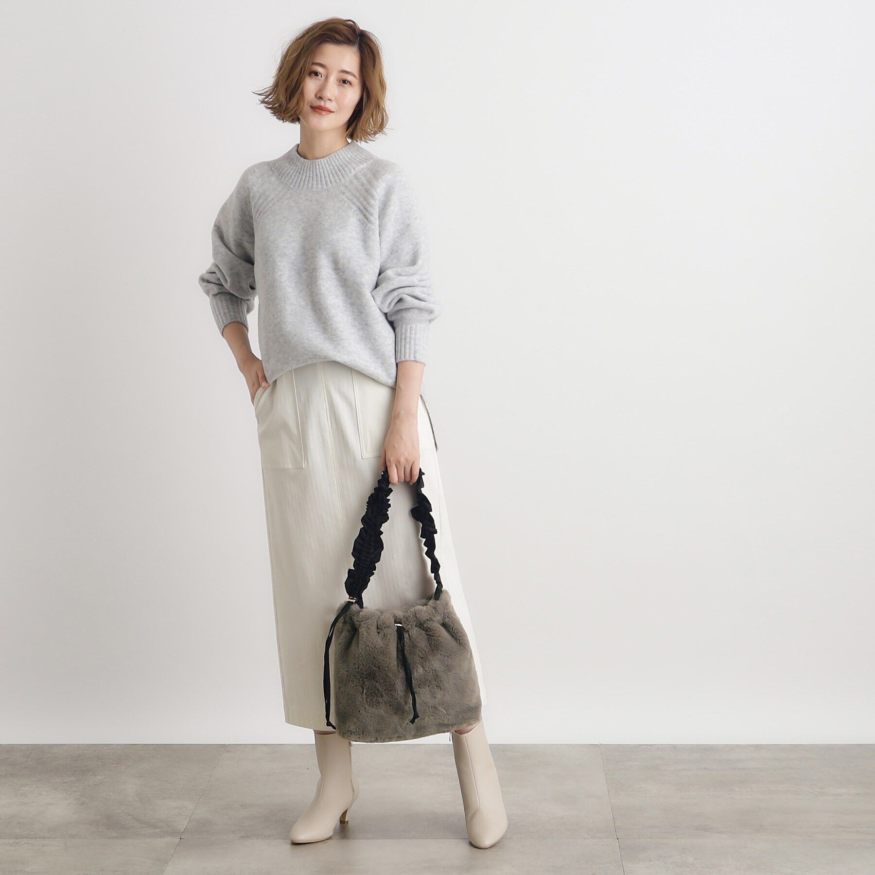 grove「ギャザーハンドルエコファードロストショルダー」|ショルダー・メッセンジャー|