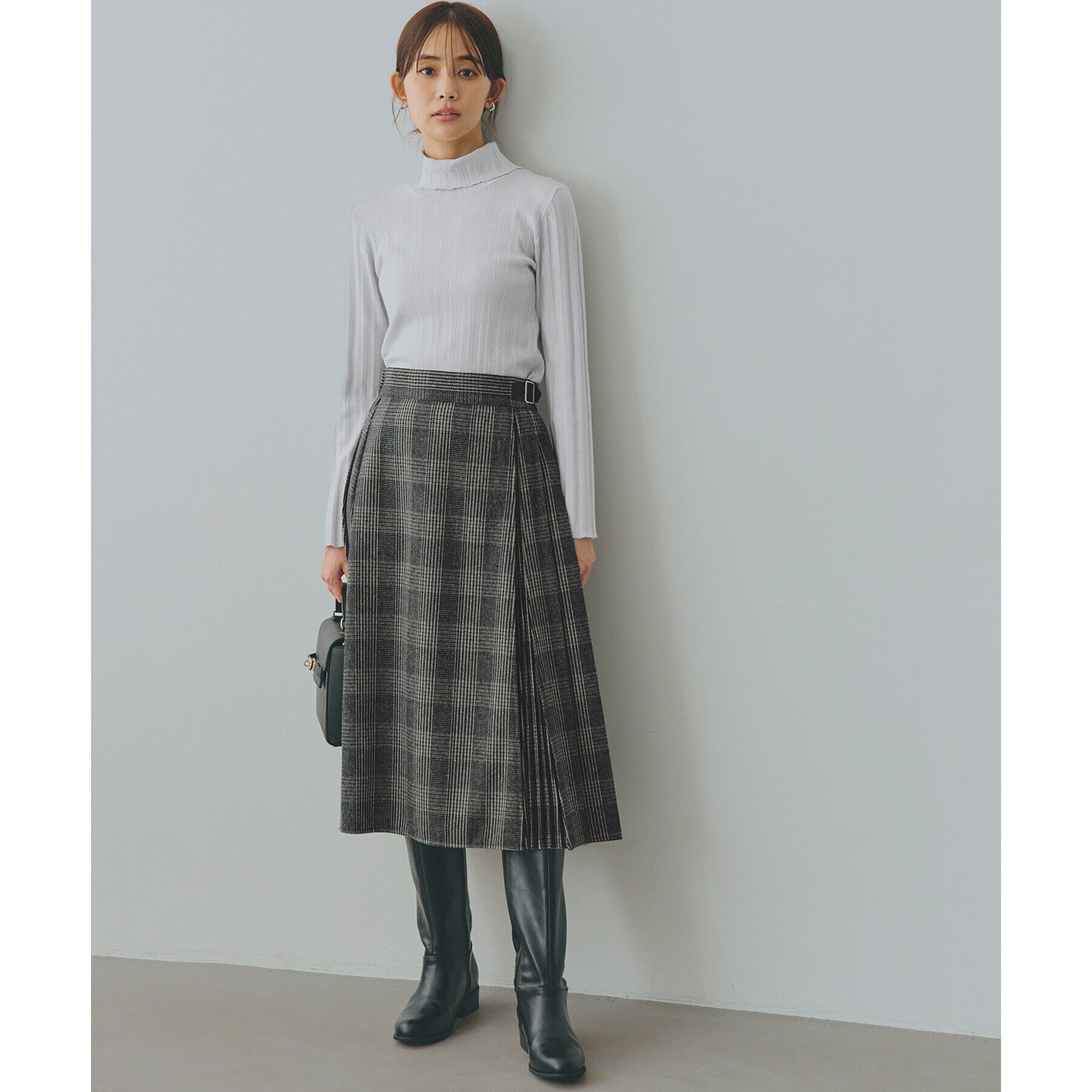 grove「【雑誌掲載】アンジェリーナランダムリブプルオーバー」|ニット・セーター|