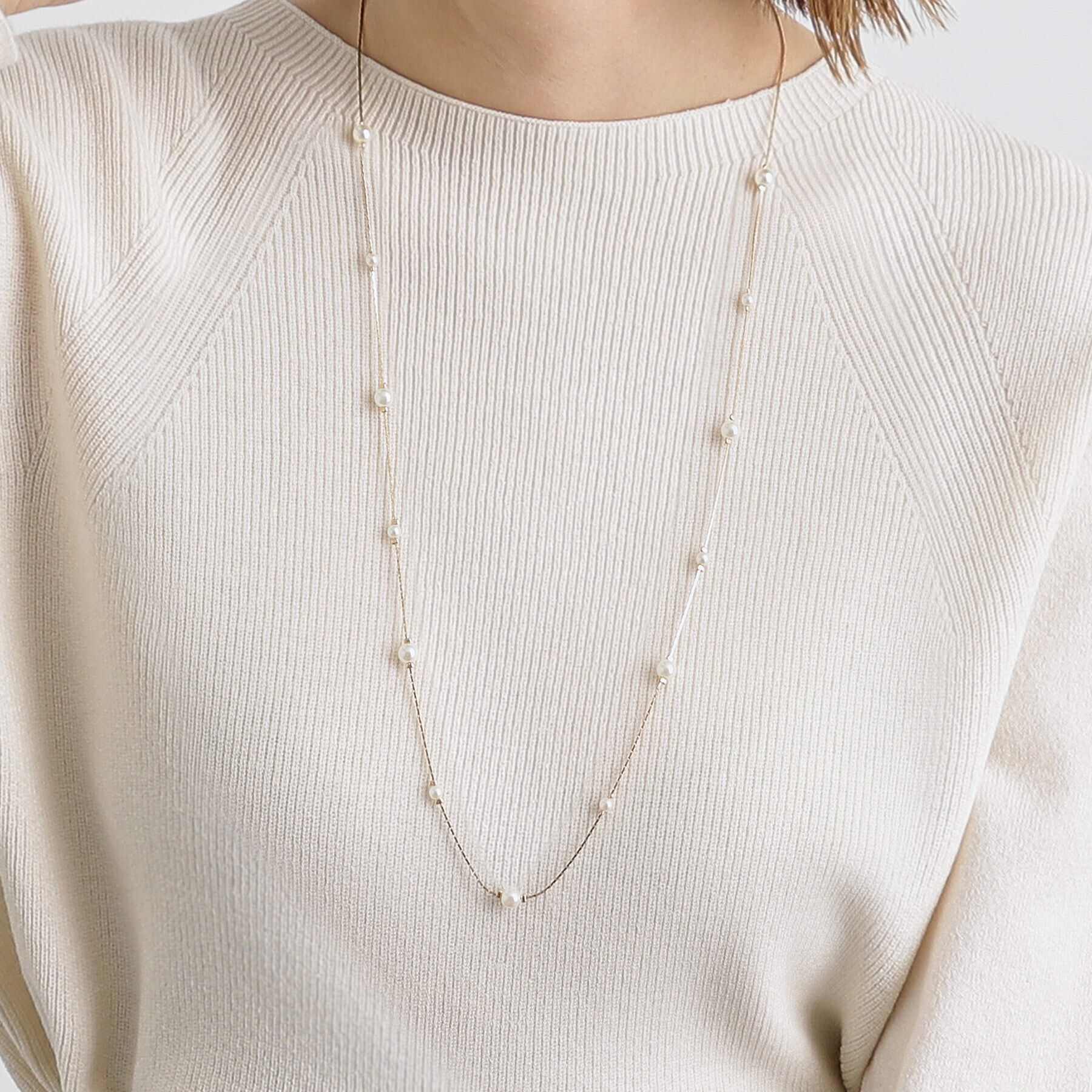 grove「スキップパール調ネックレス【2WAY/入卒対応可】」|ネックレス|