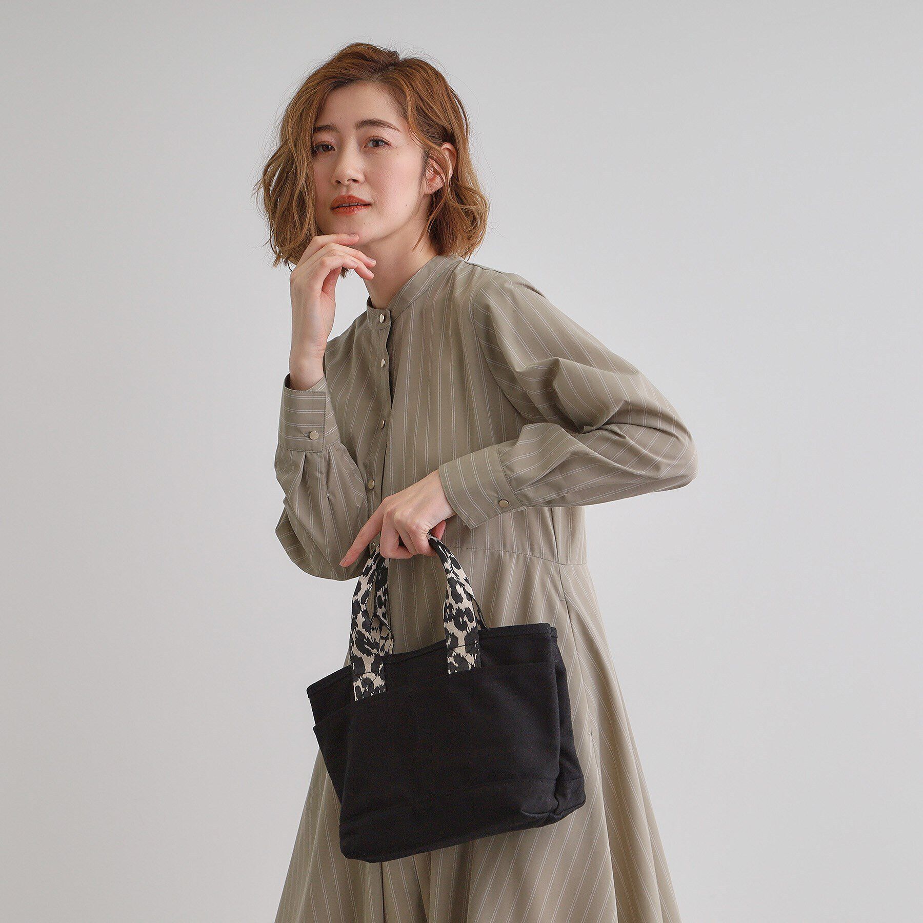 grove「ハンドルアソートキャンバス2WAYトート」|トートバッグ|