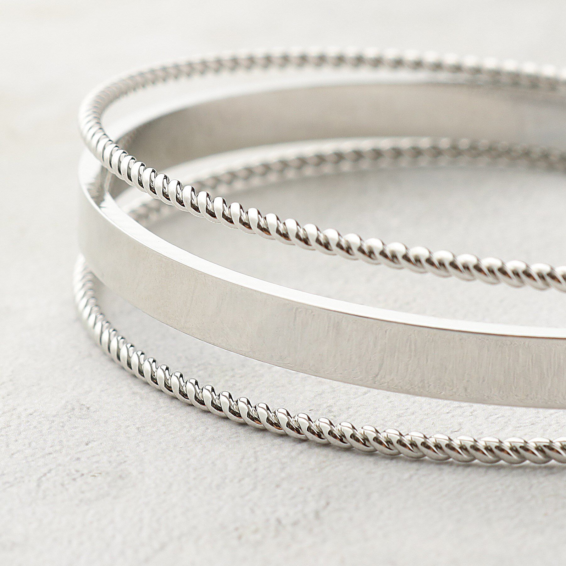 grove「トリプルラインバングル」|ブレスレット・バングル|