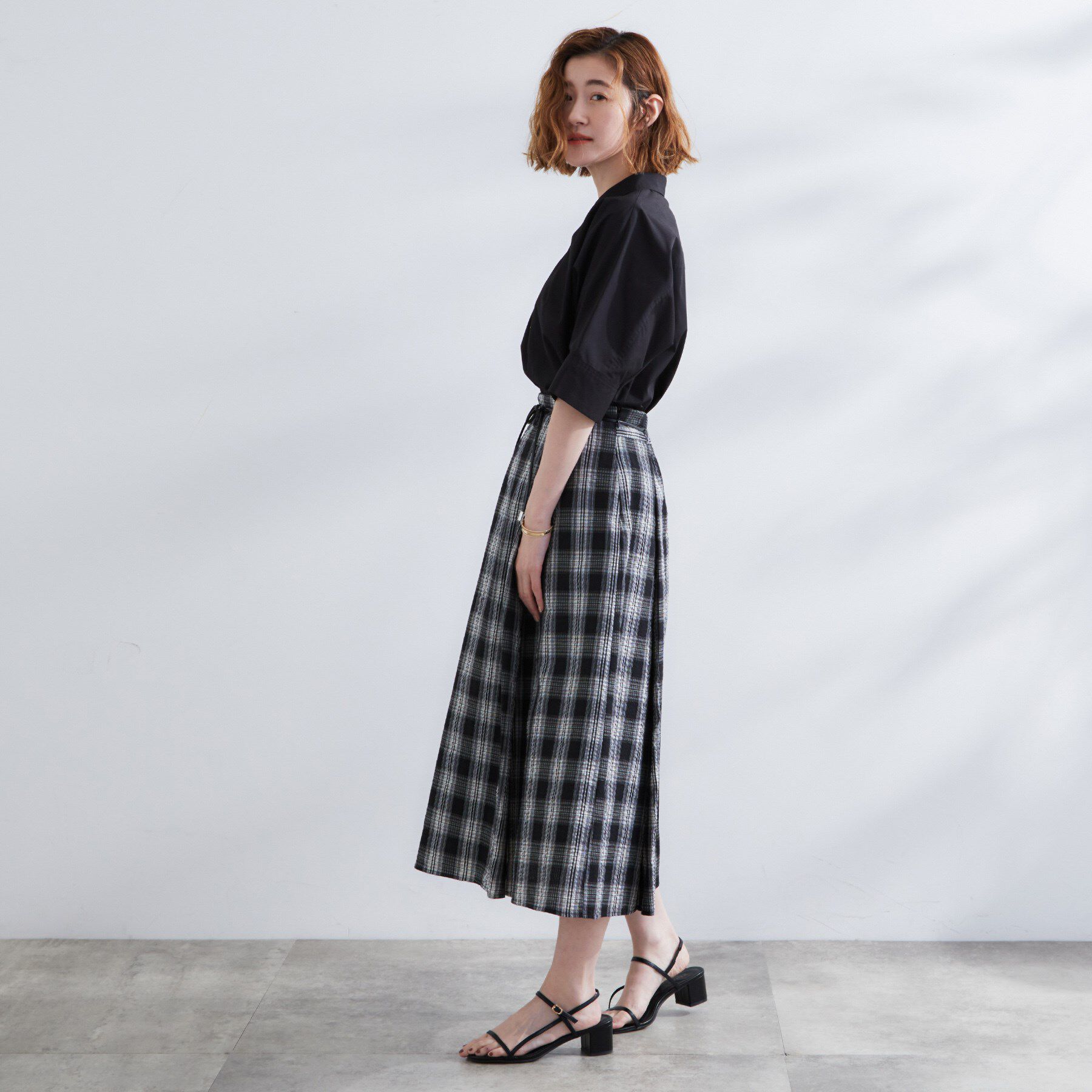 grove「【サスティナブル原料】衿付きドルマンタックシャツ」|シャツ・ブラウス|