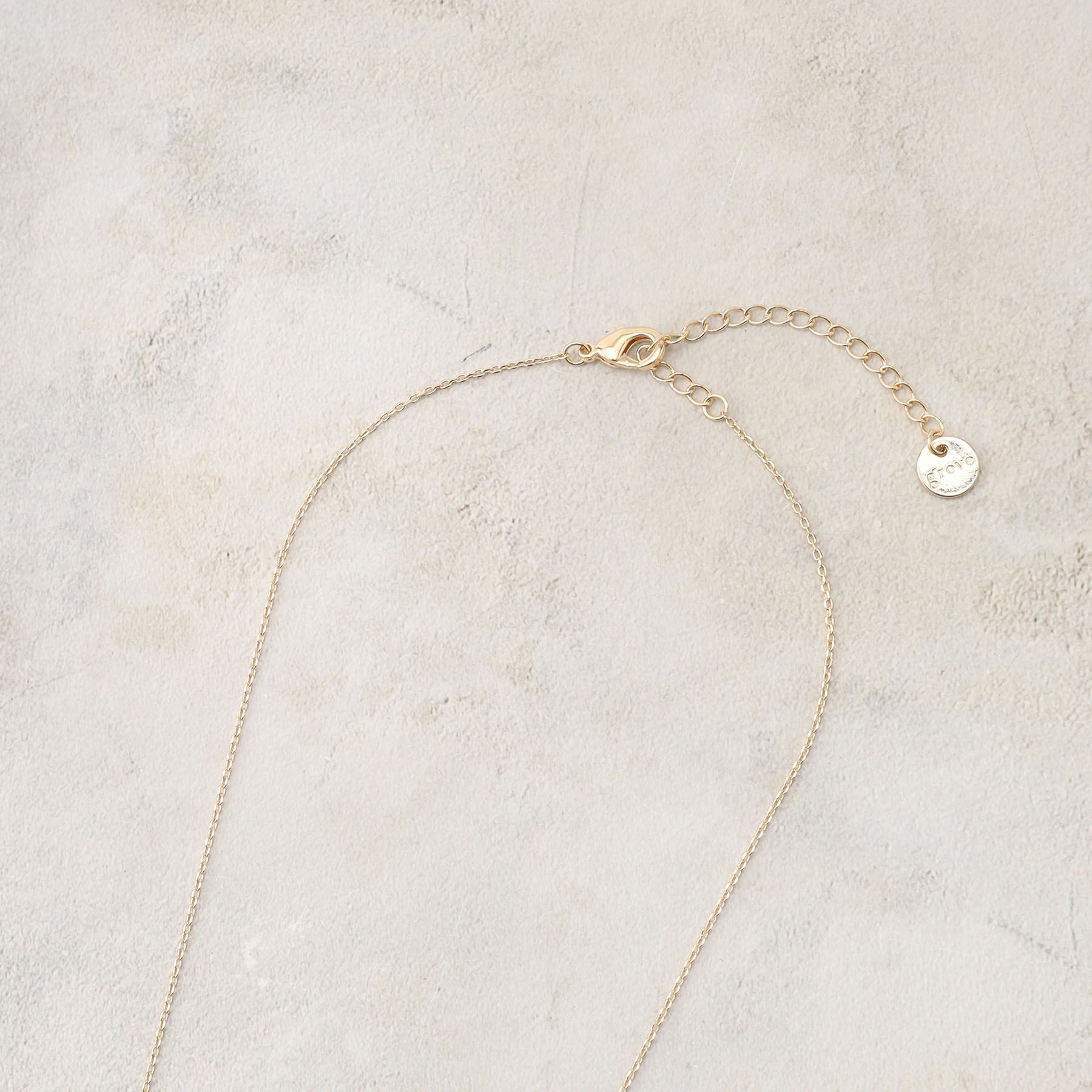 grove「ビジューバーショートネックレス」|ネックレス|