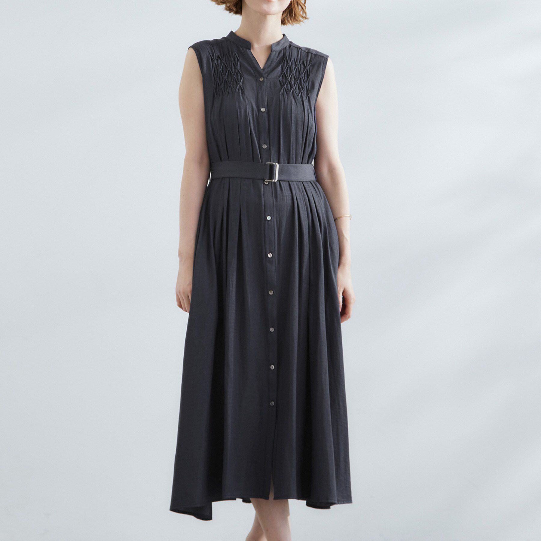 grove「シャンブレースモッキングワンピース」|ワンピース|