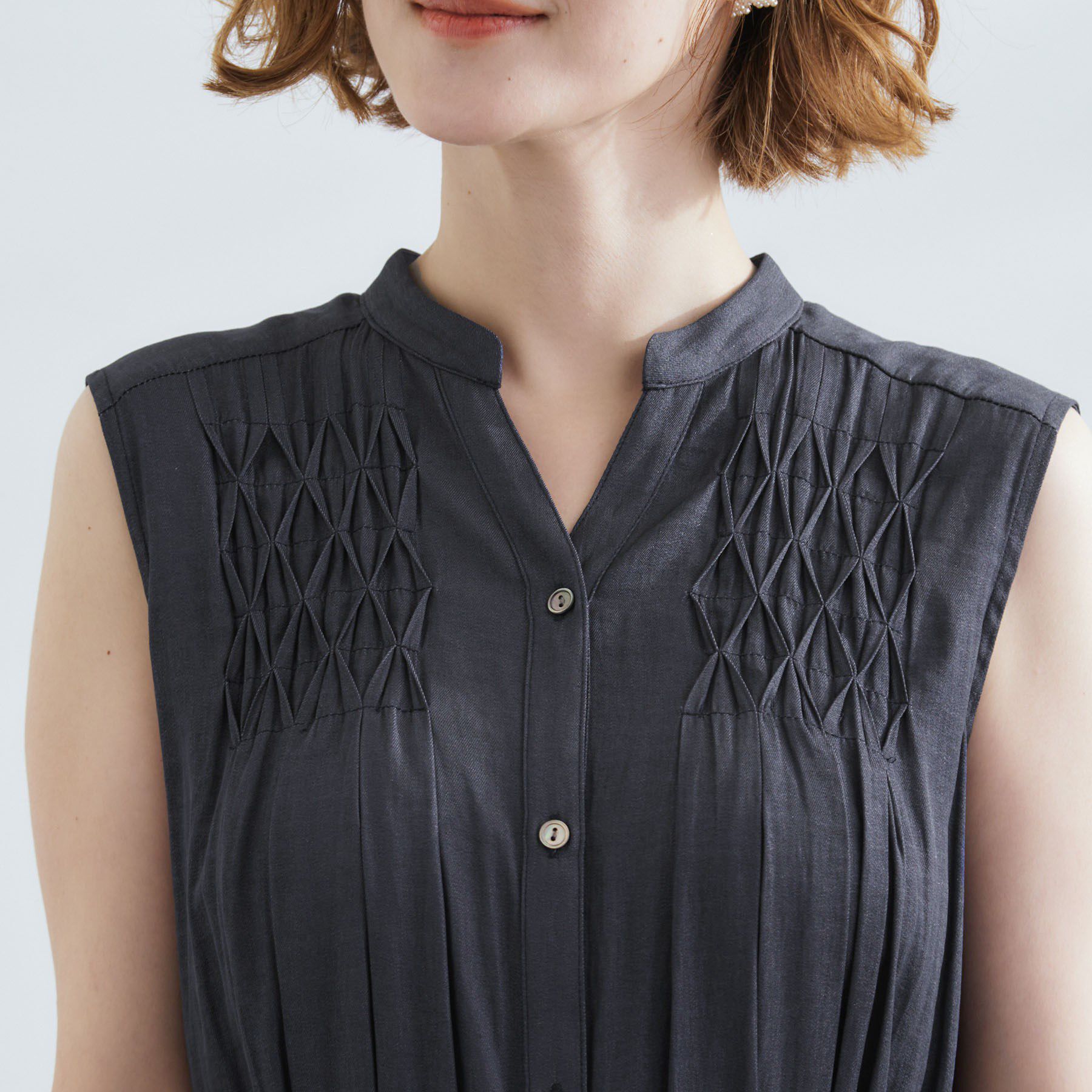 grove「シャンブレースモッキングワンピース」|ワンピース|