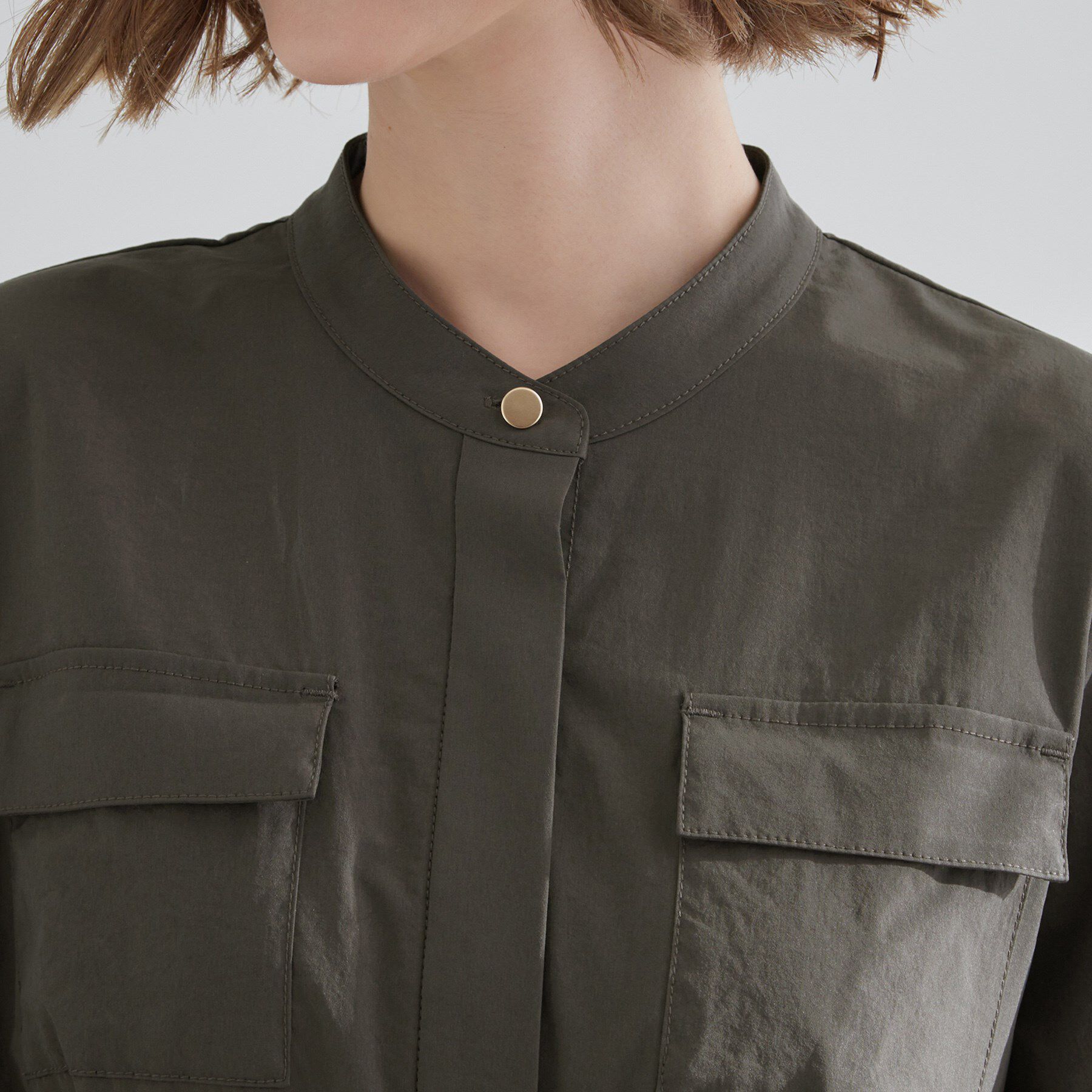 grove「軽やかに決まる　ワークシャツワンピース」|ワンピース|