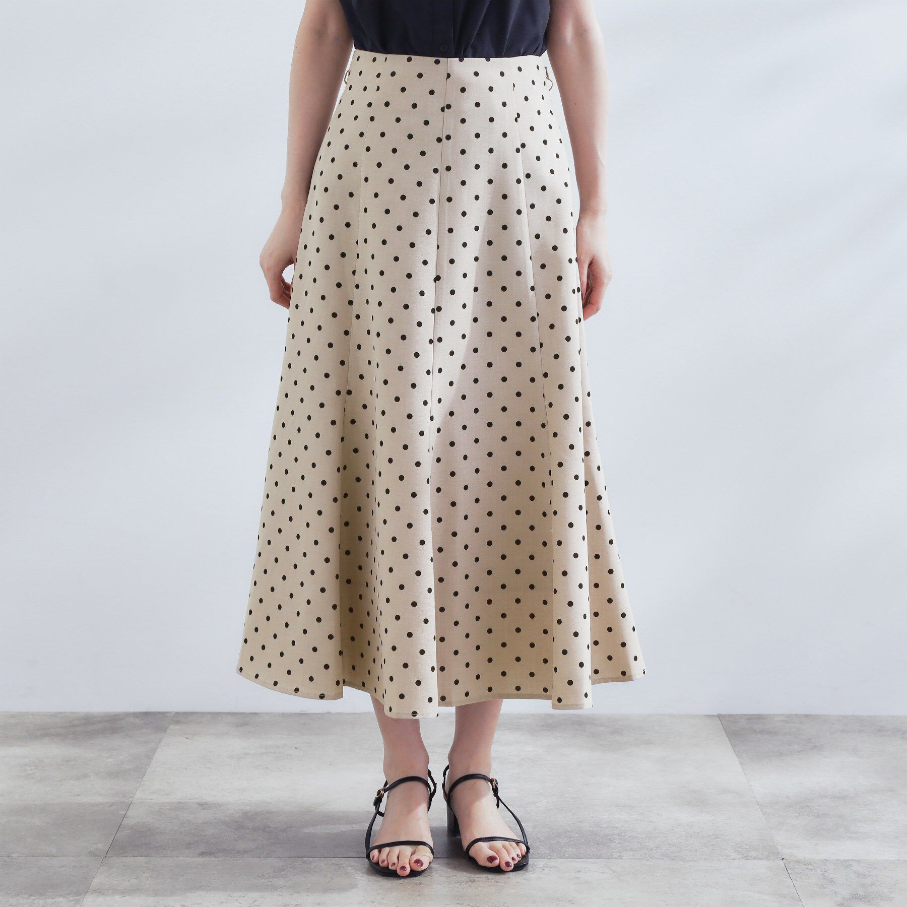 grove「ドットで華やぐ　軽やかマーメイドスカート」|スカート|
