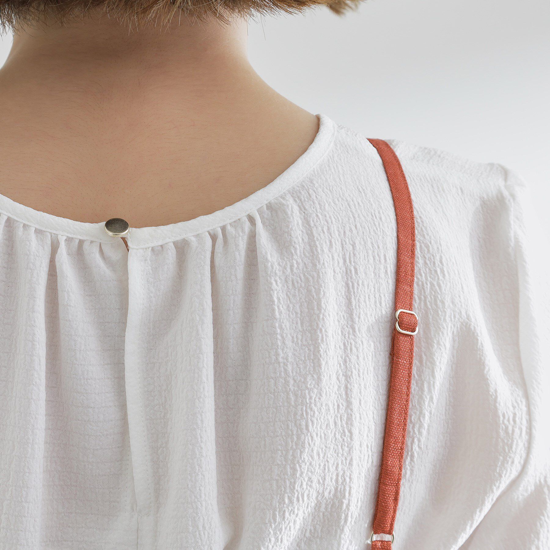 grove「【2点SET/お洒落見え/体型カバー】ツイード調キャミ&times;ブラウスセット」|シャツ・ブラウス|