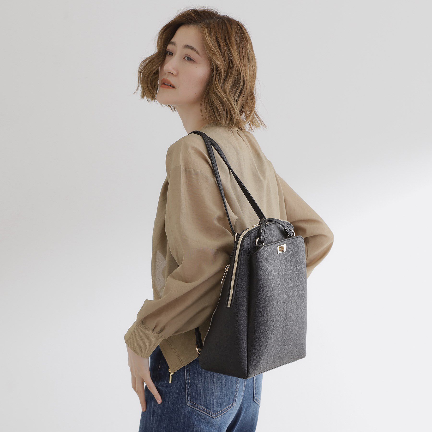 grove「ヒネリポケット2WAYリュック」|リュック|