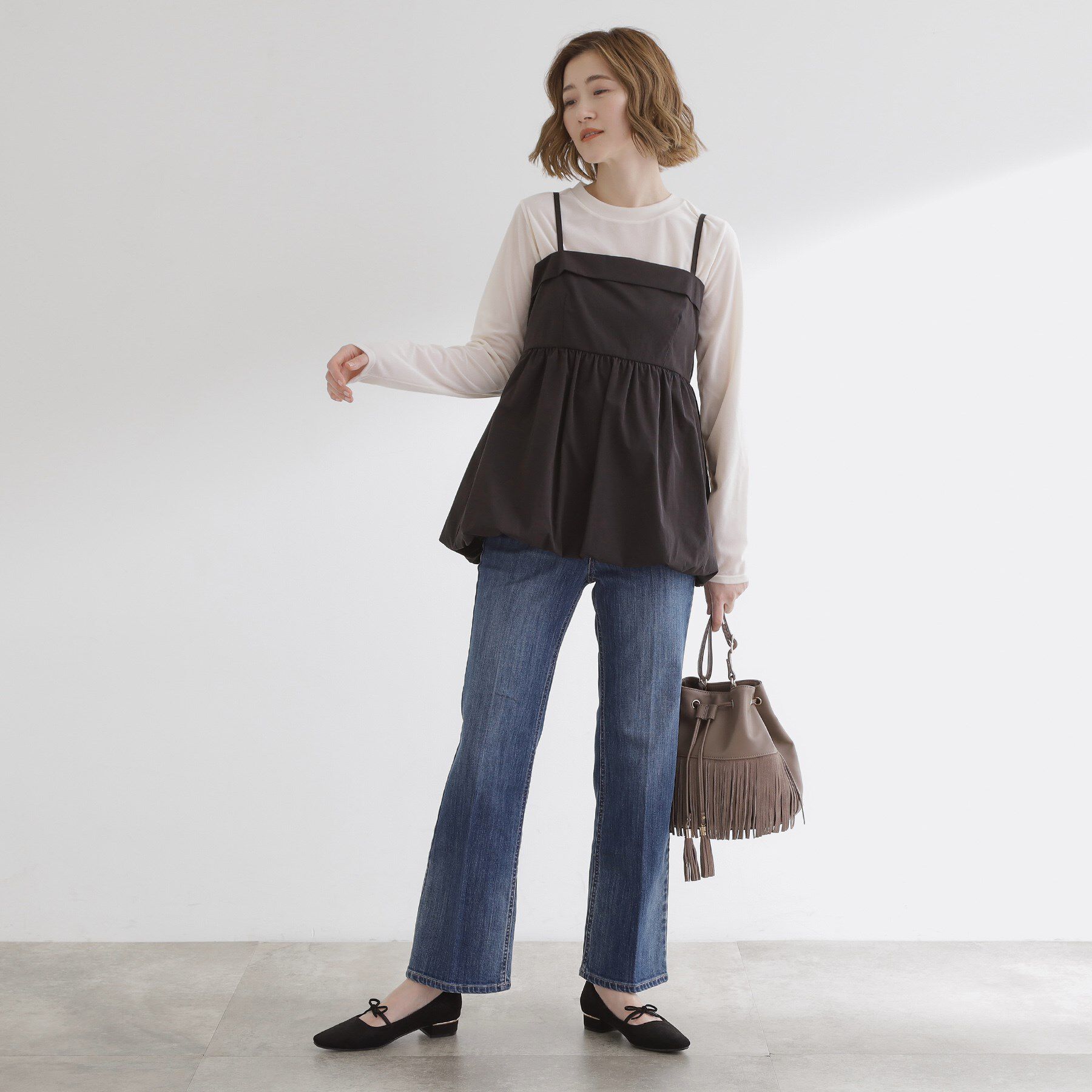 grove「バルーンキャミビスチェ」|シャツ・ブラウス|