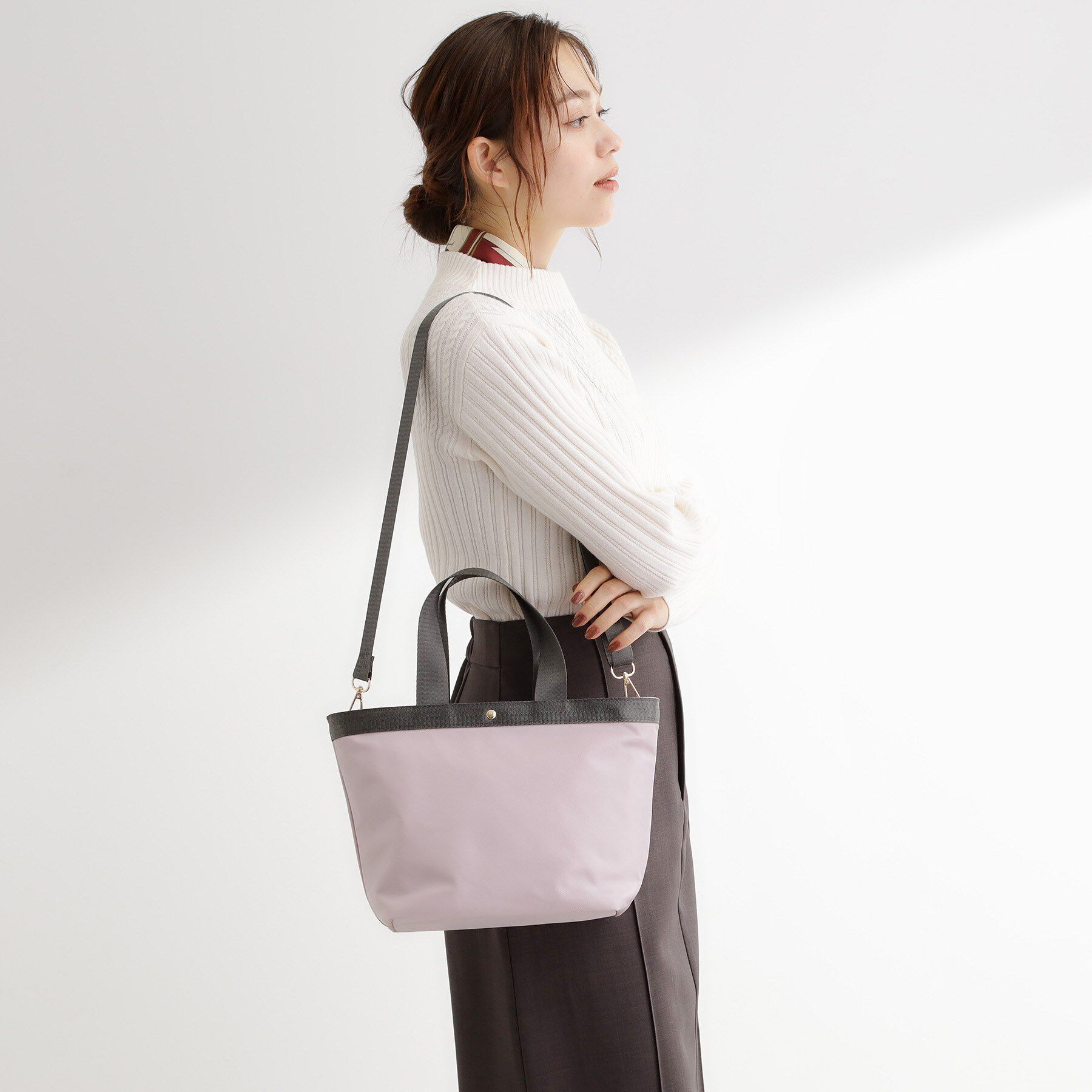 grove「【撥水】テープ2WAYトート」|トートバッグ|