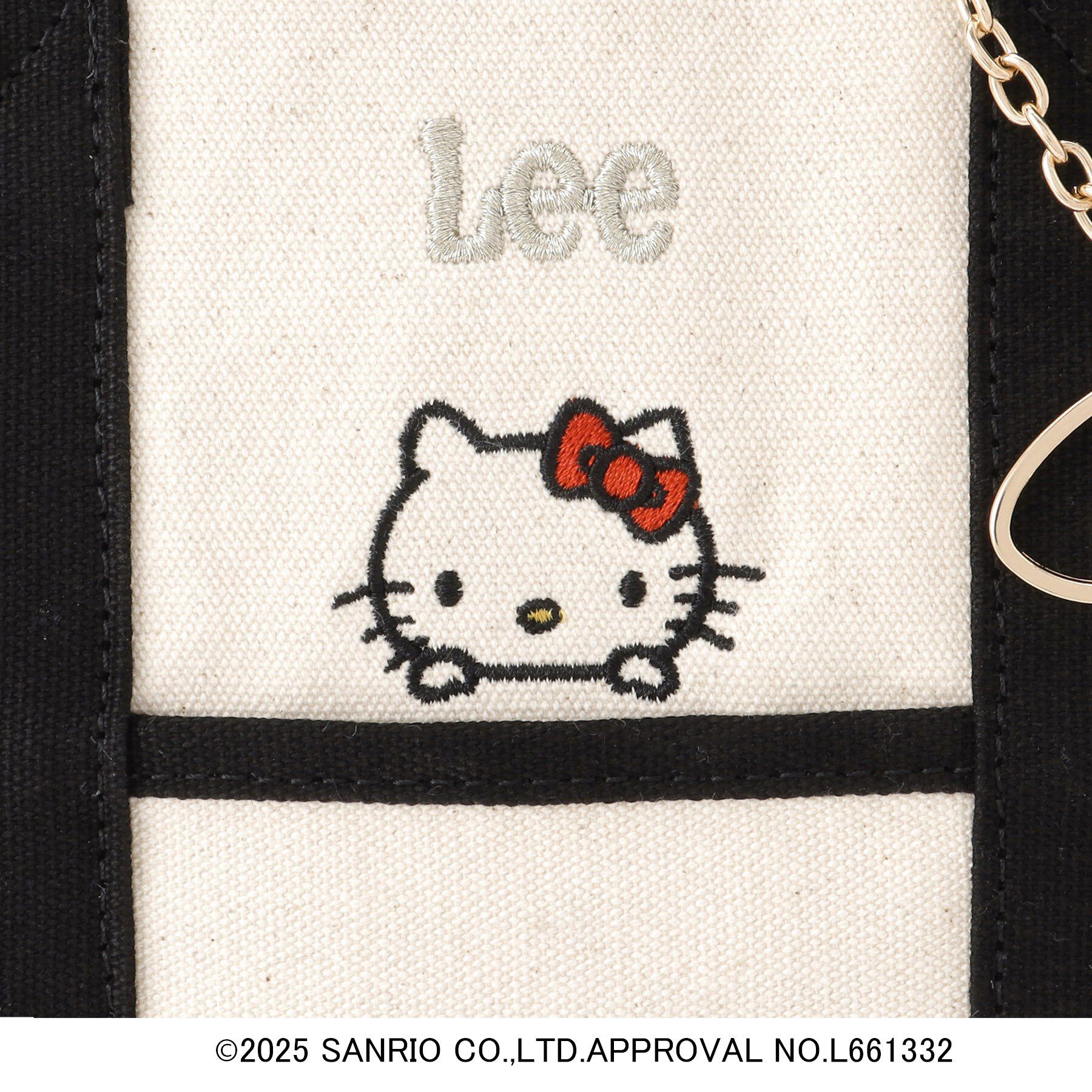 grove「【ハローキティ】Lee別注ポケット刺繍スクエアトート」|トートバッグ|
