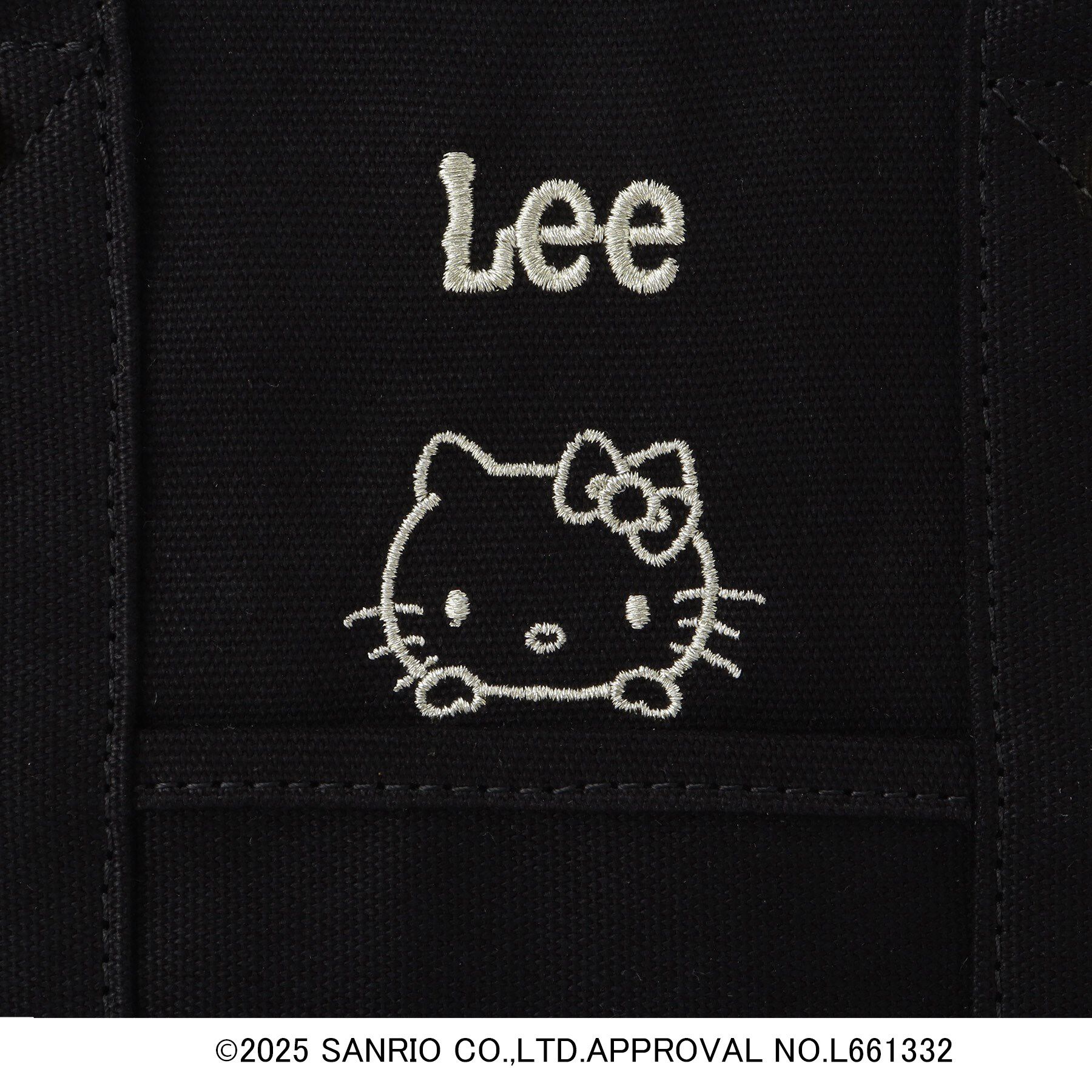 grove「【ハローキティ】Lee別注ポケット刺繍スクエアトート」|トートバッグ|