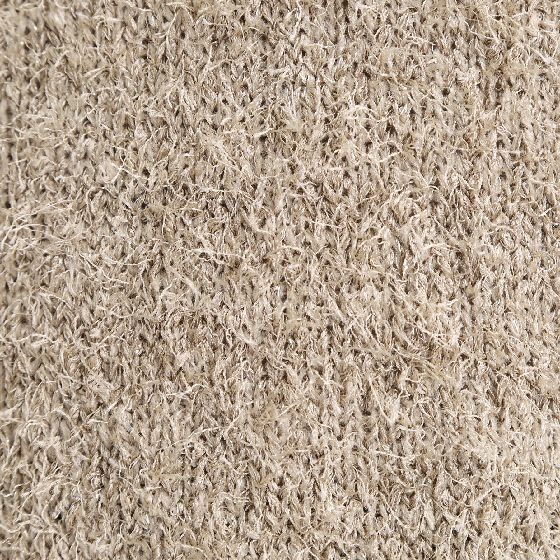 grove「【最終お値下げ！！】ラメフェザーヤーン オープンカラーニット」|ニット・セーター|