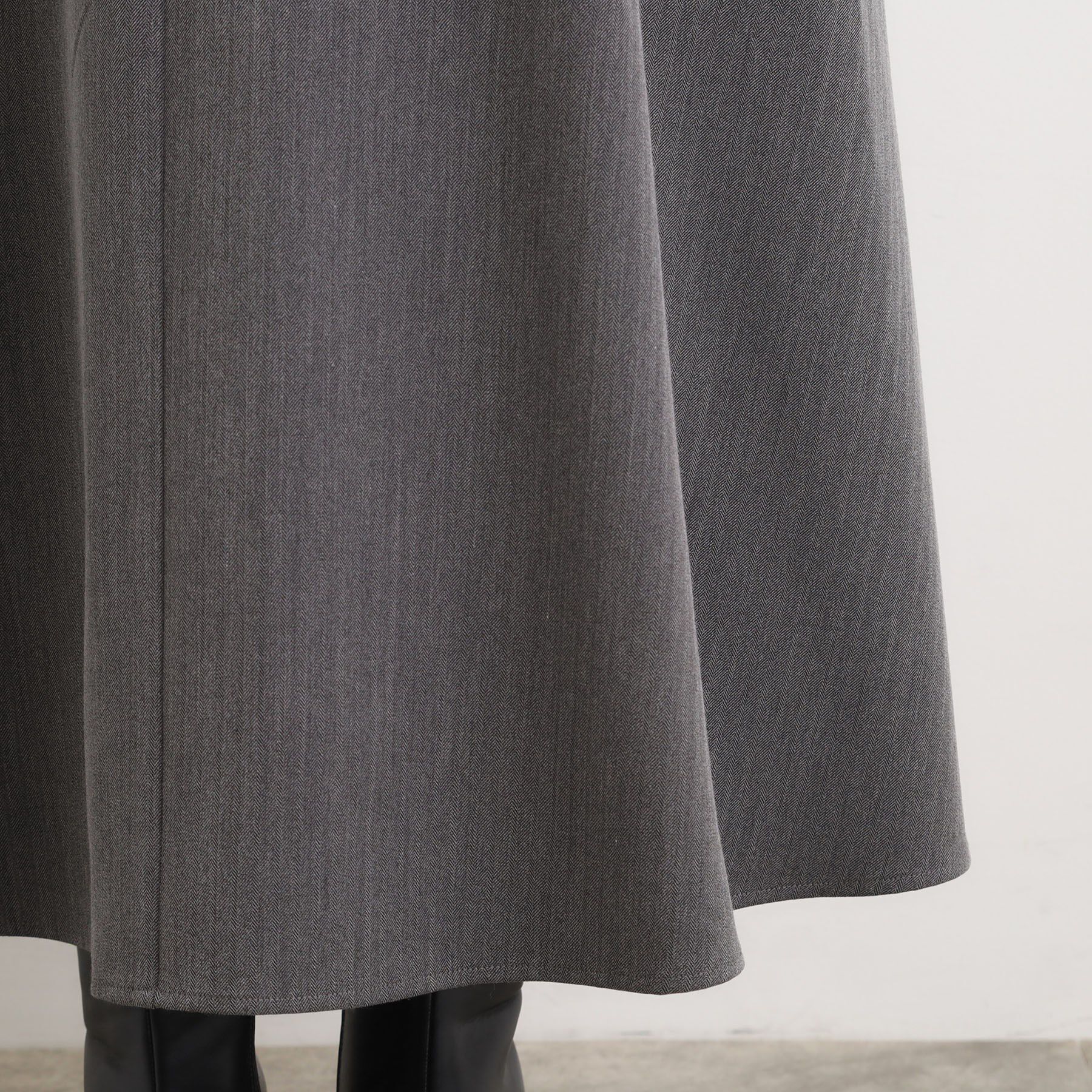 grove「【体型カバー/レイヤード】へリンボンキャミワンピース」|ワンピース|