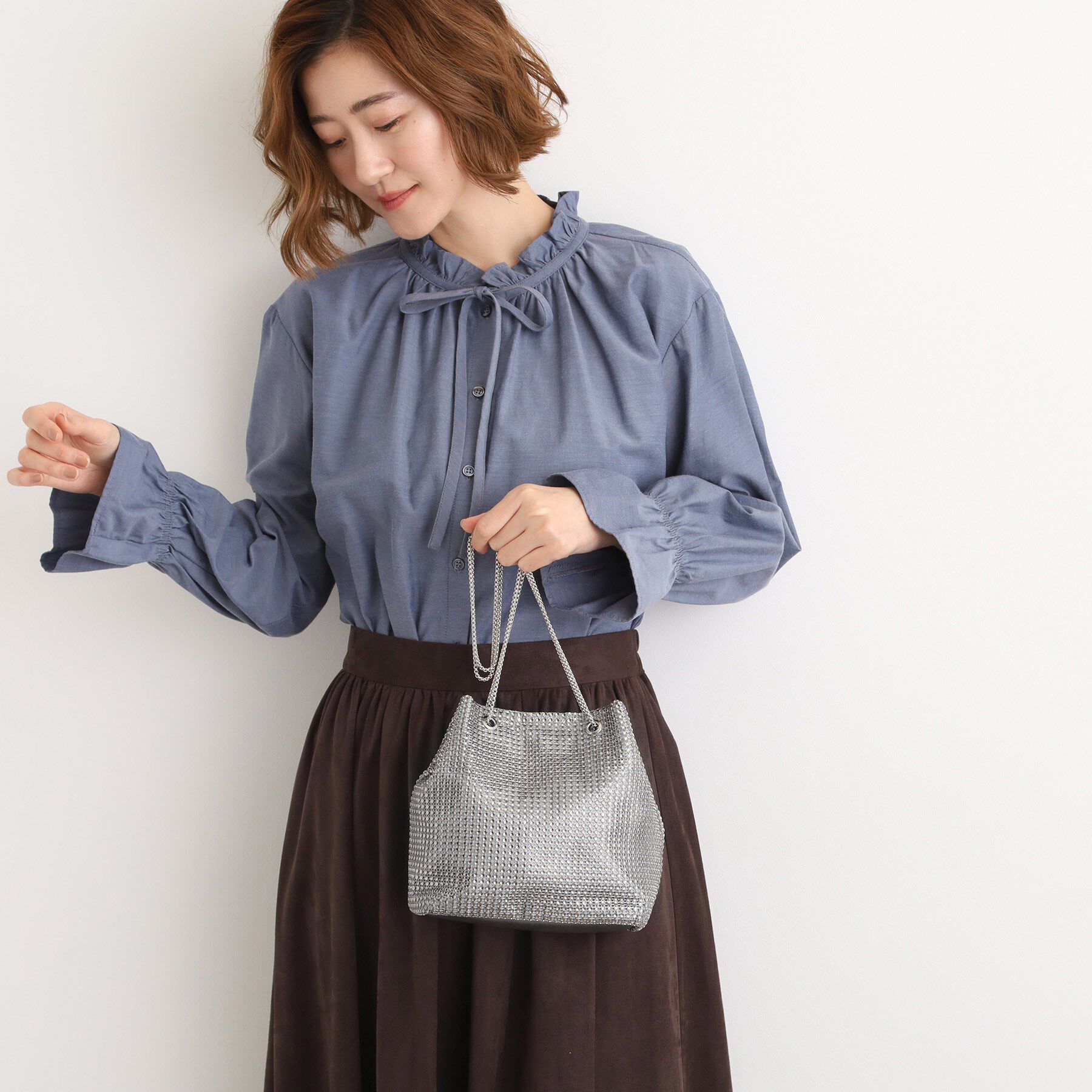 grove「キラアソート巾着チェーンショルダー」|ショルダー・メッセンジャー|