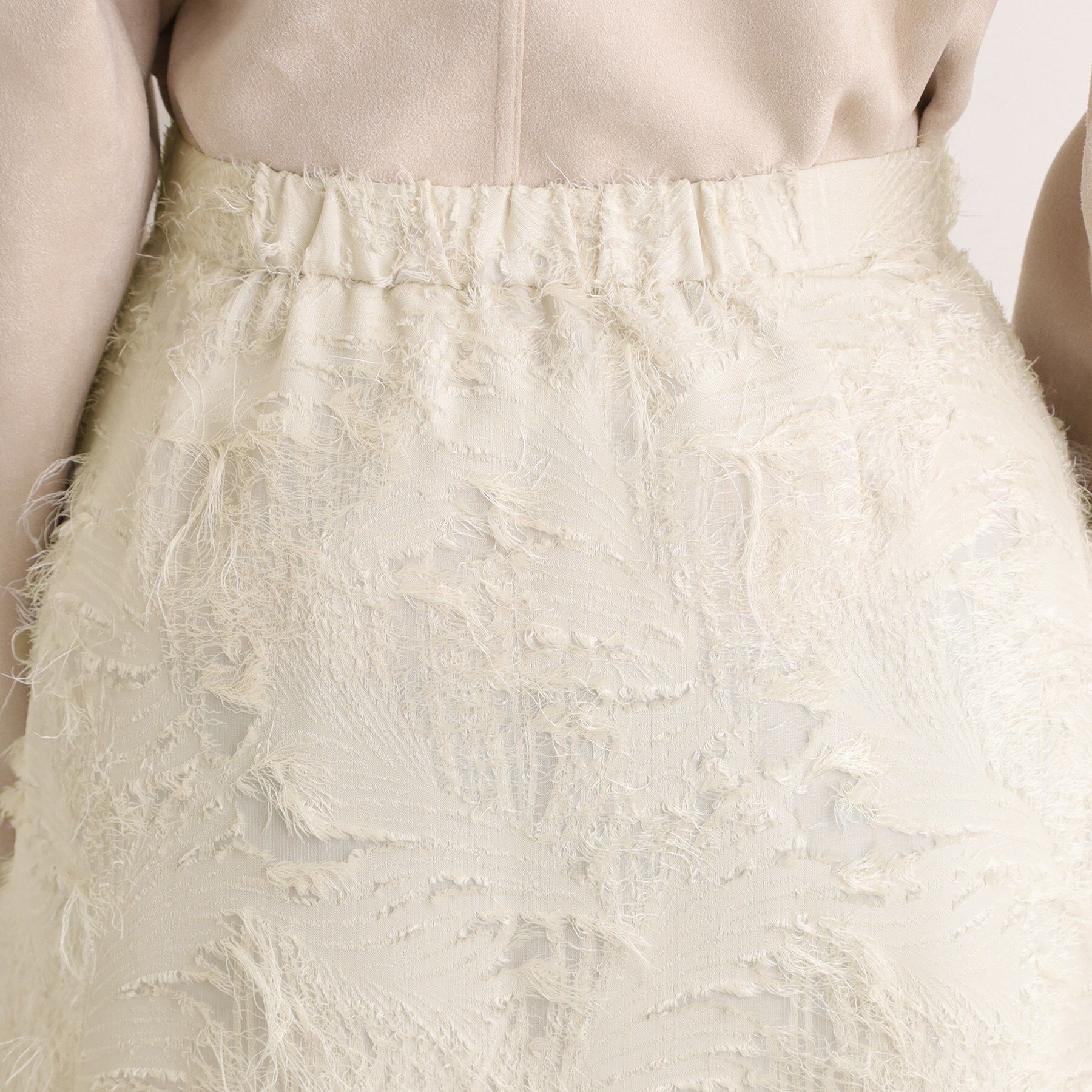 grove「纏うだけで気分が華やぐ　主役級シャギースカート」|スカート|