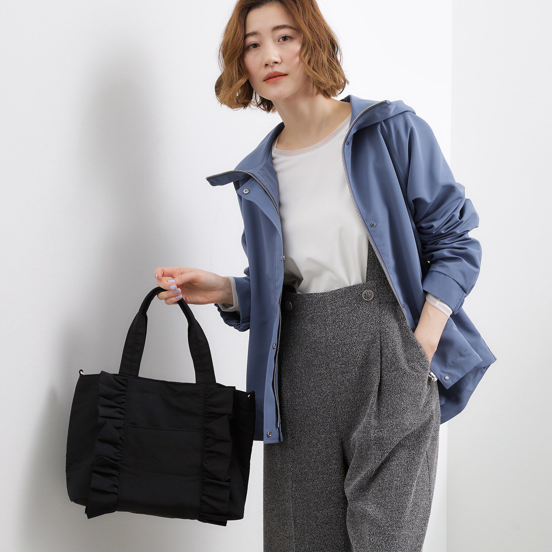 grove「タテフリル2WAYトート」|トートバッグ|