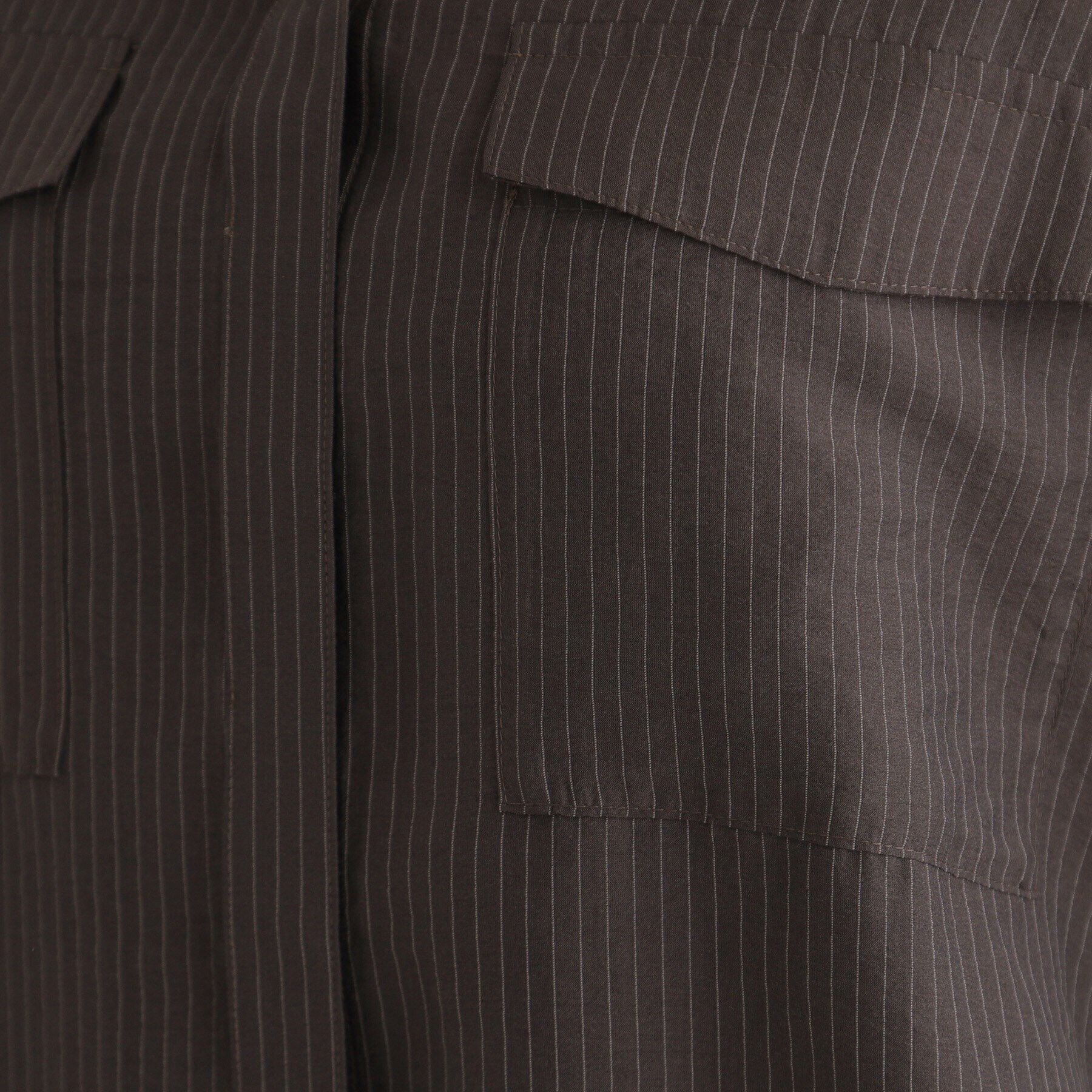 INDIVI「【洗える／シアー】モードストライプブラウス」|シャツ・ブラウス|