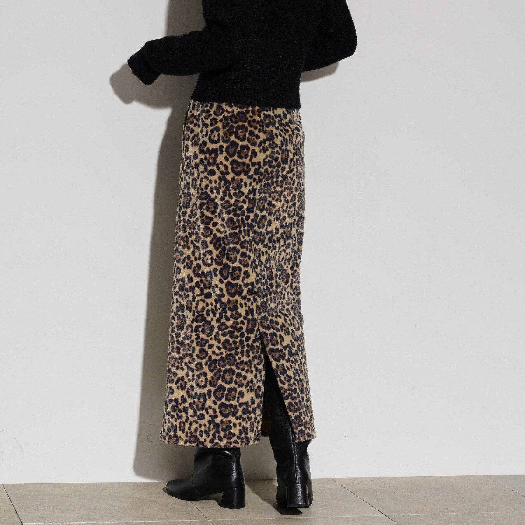 GALLEST「レオパードタイトスカート」|スカート|
