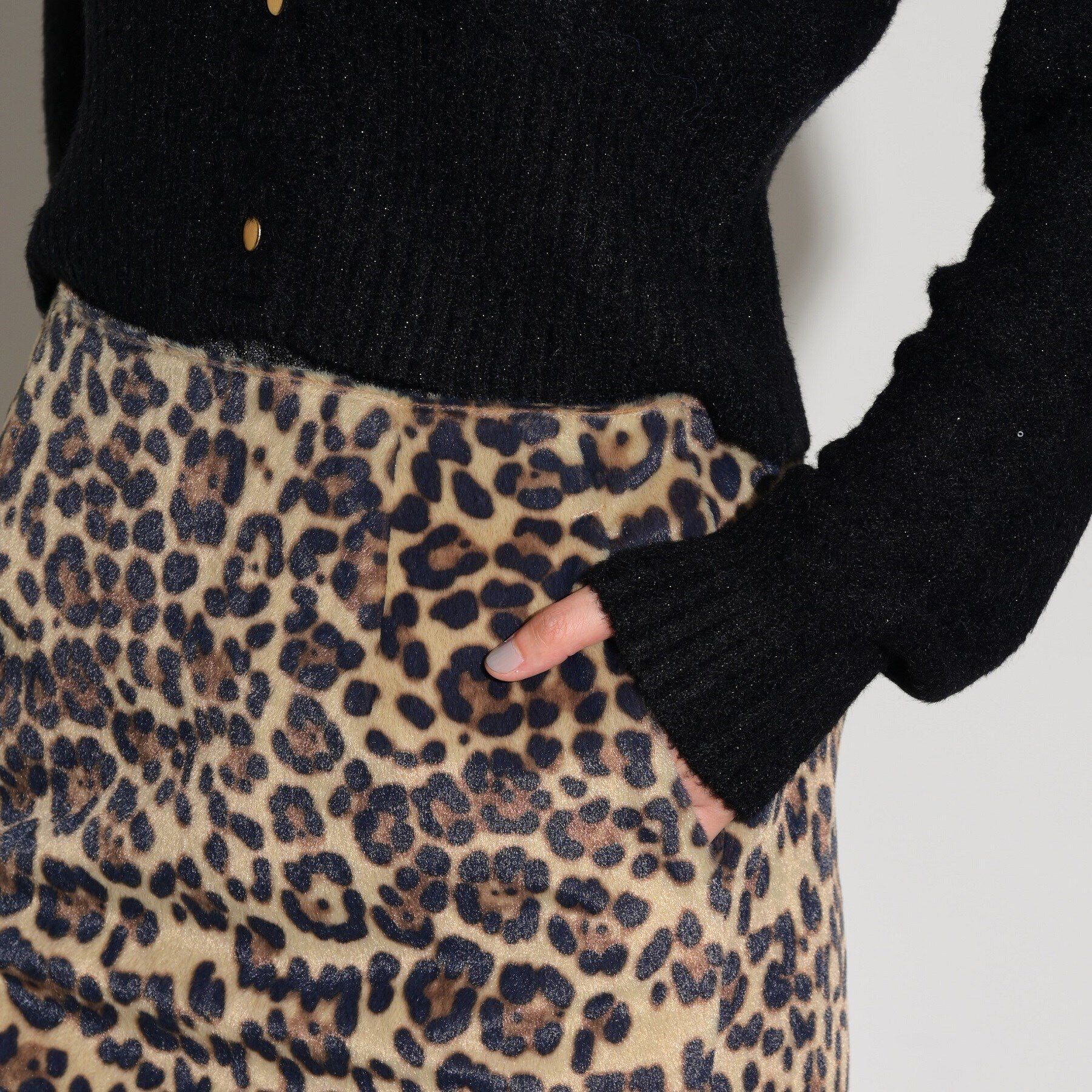 GALLEST「レオパードタイトスカート」|スカート|
