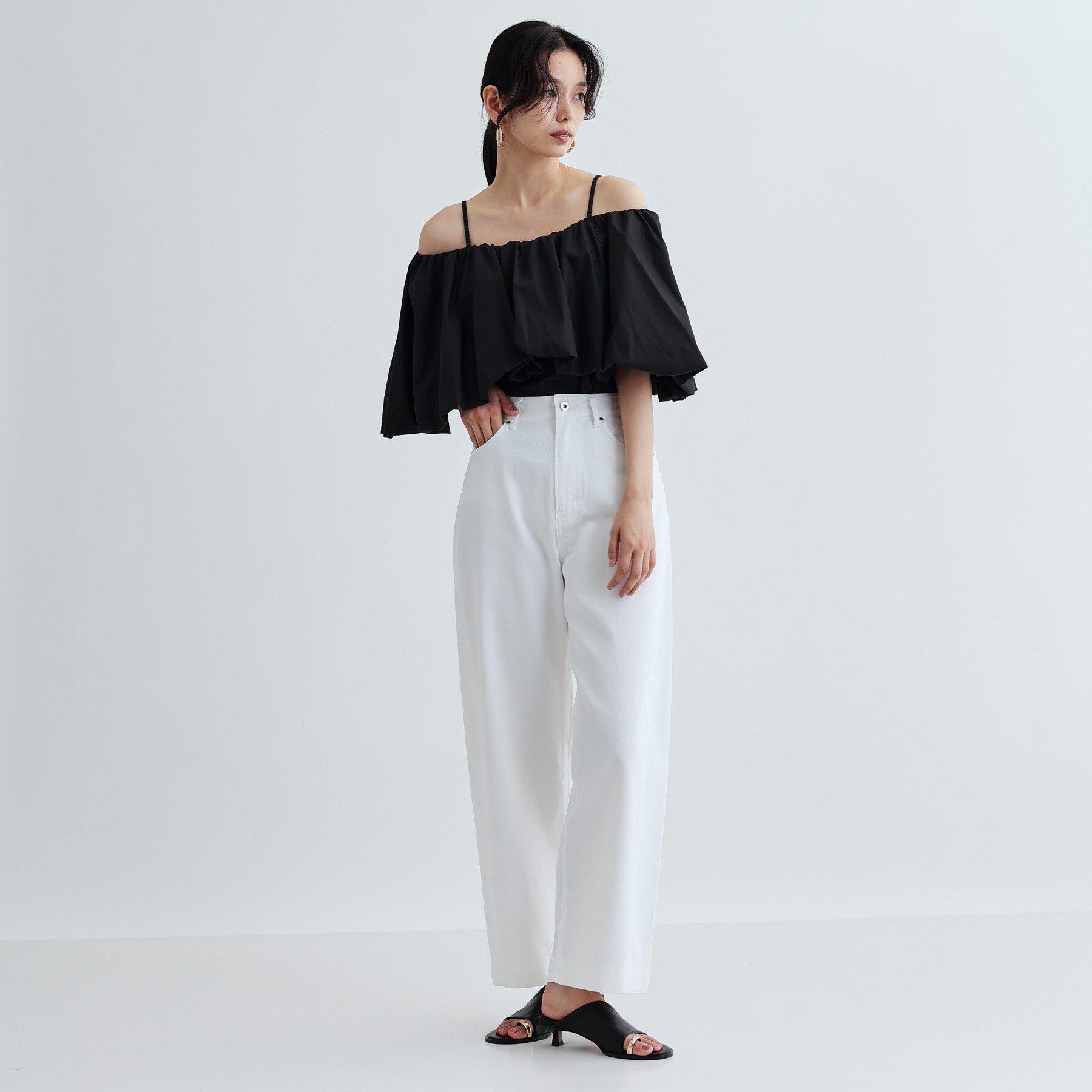 GALLEST「ボリュームオフショルブラウス」|シャツ・ブラウス|