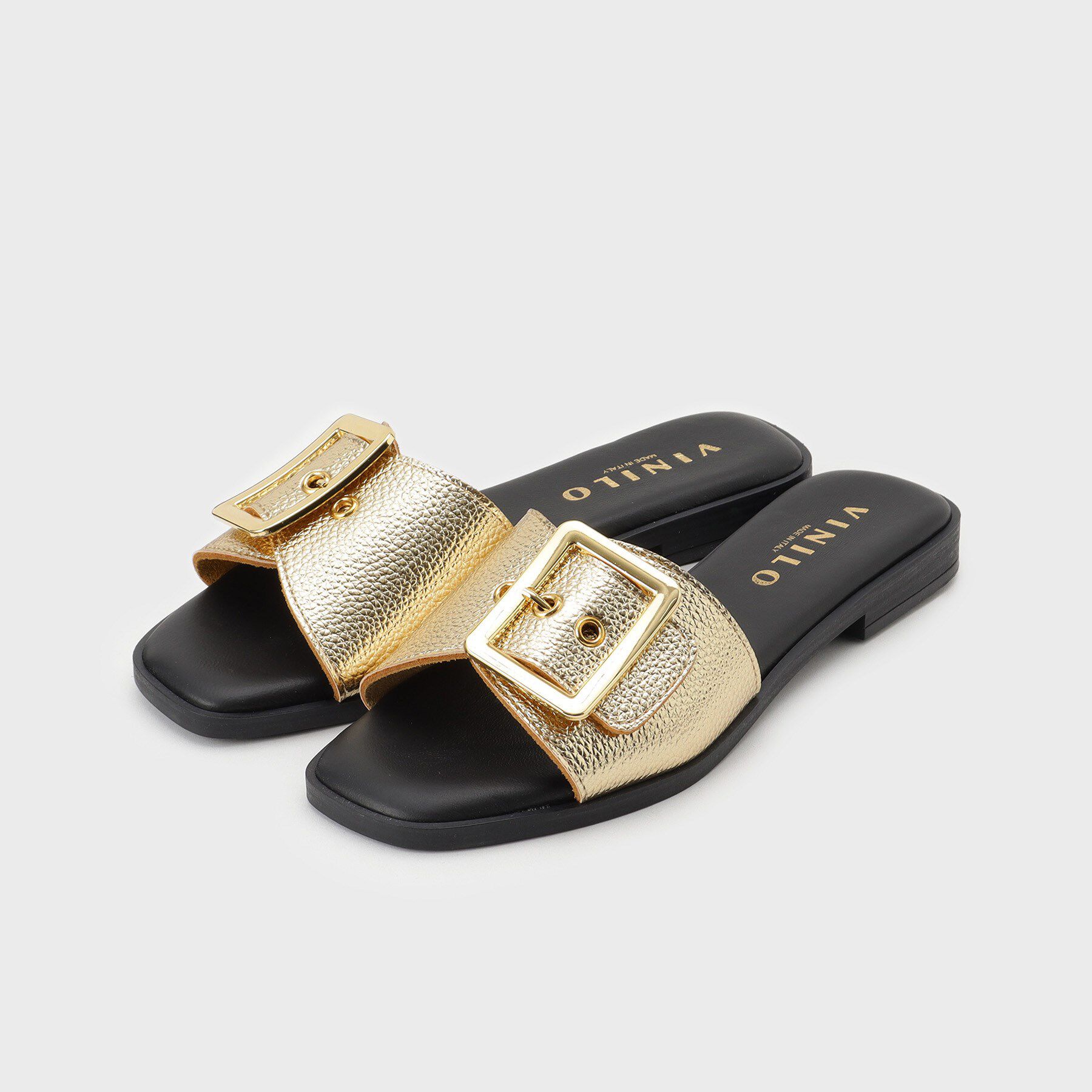 GALLEST「【VINILO】バックル サンダル」|サンダル|