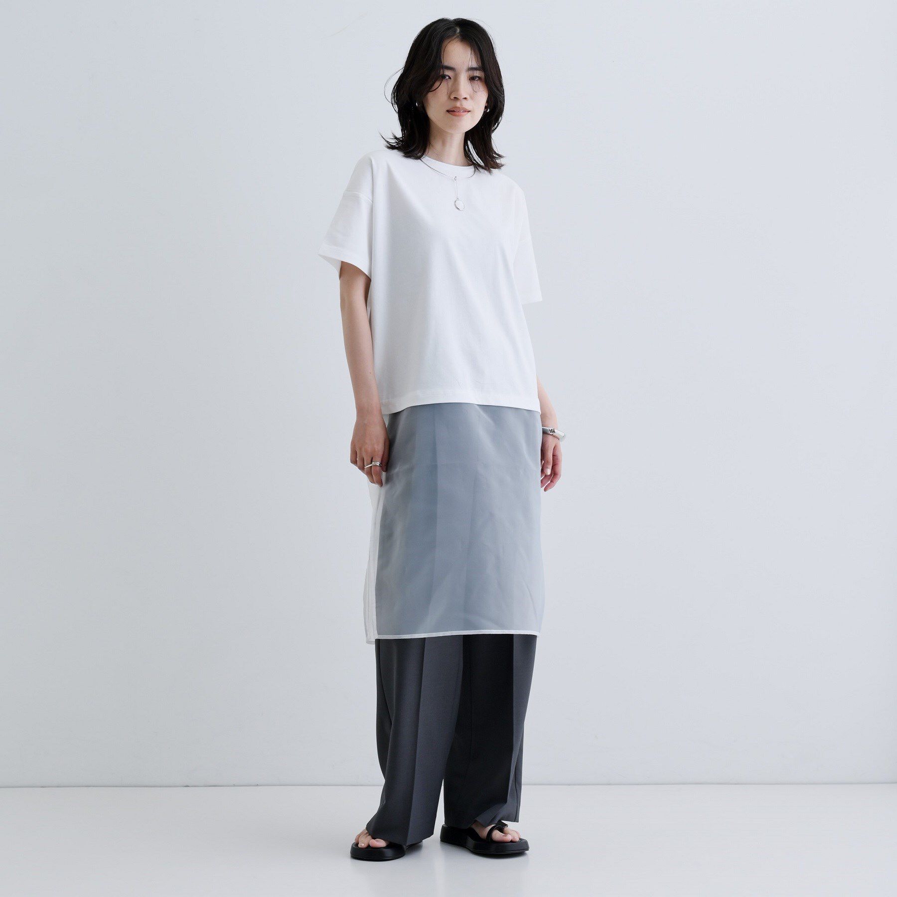 GALLEST「シアードッキングTシャツ」|Tシャツ・カットソー|