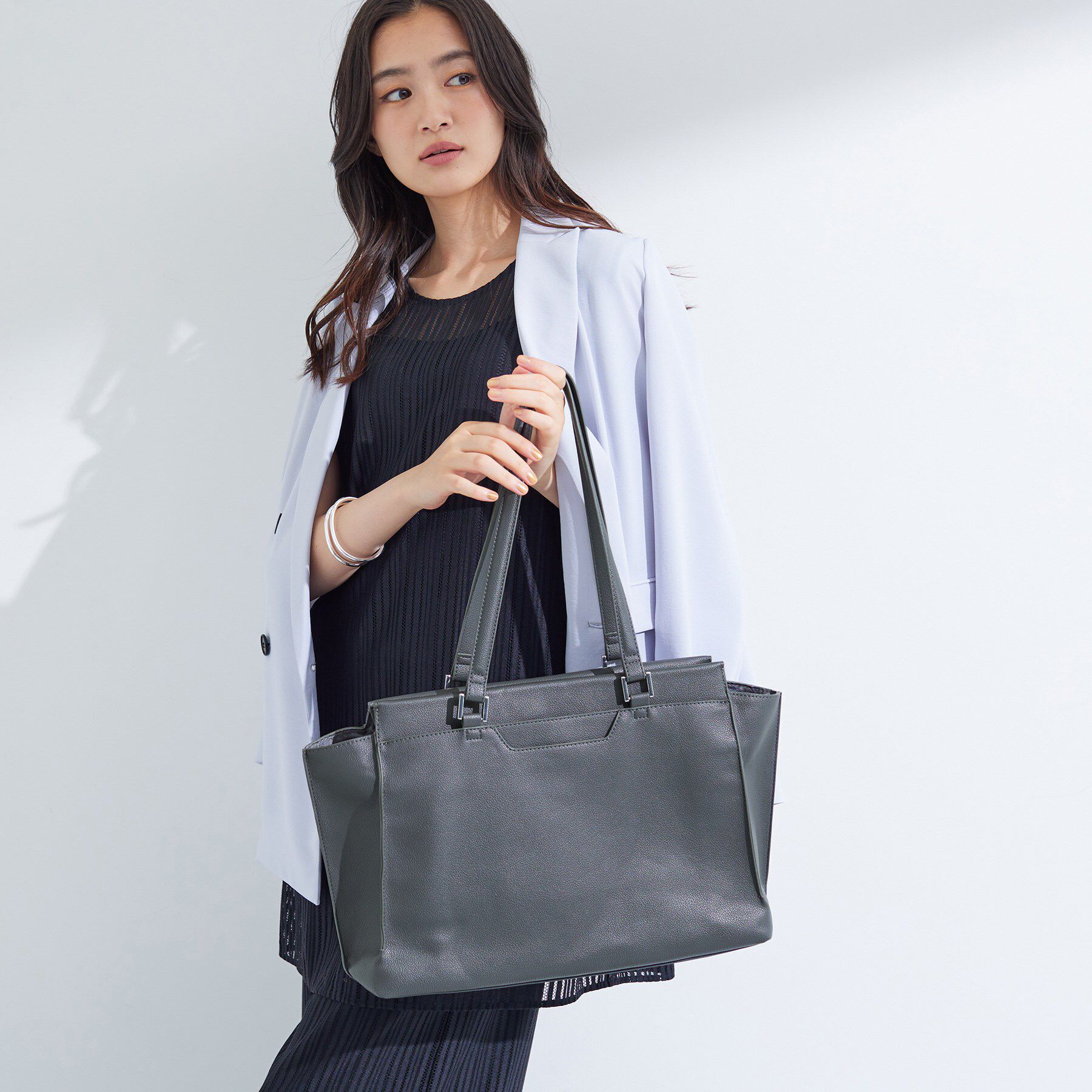 INDIVI「【収納力◎／A4サイズ対応】シゴデキバッグ」|トートバッグ|