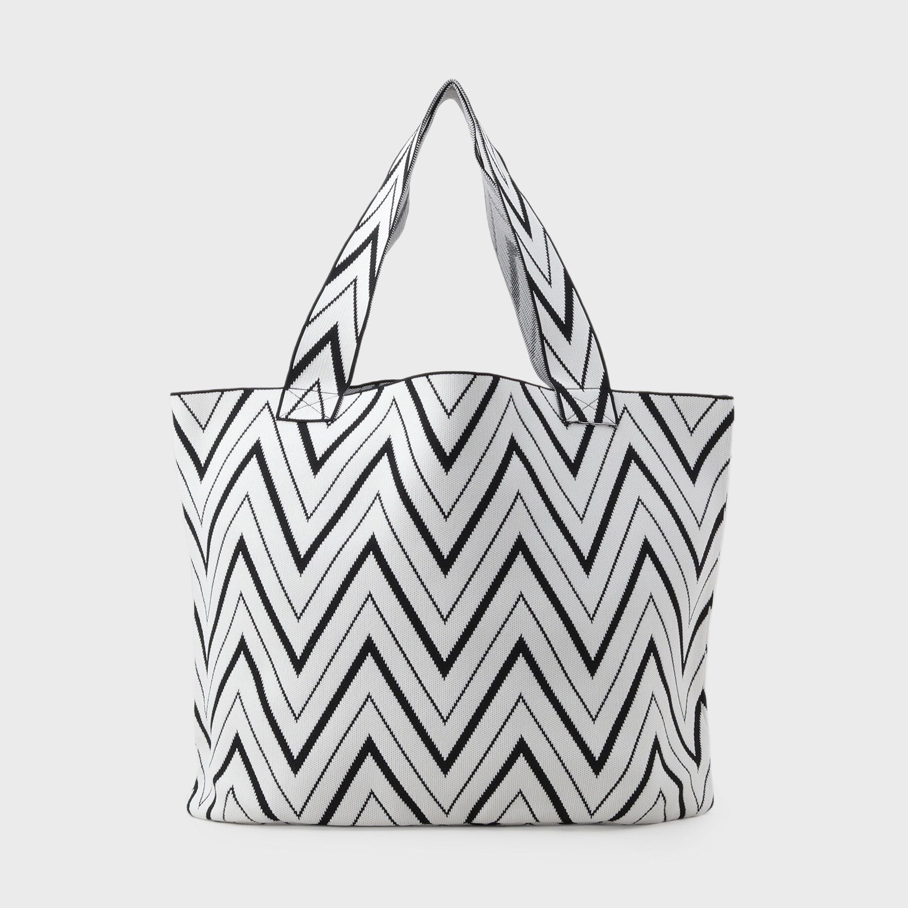 INDIVI「【選べる柄／WEB限定カラー】ビッグニットバッグ」|トートバッグ|