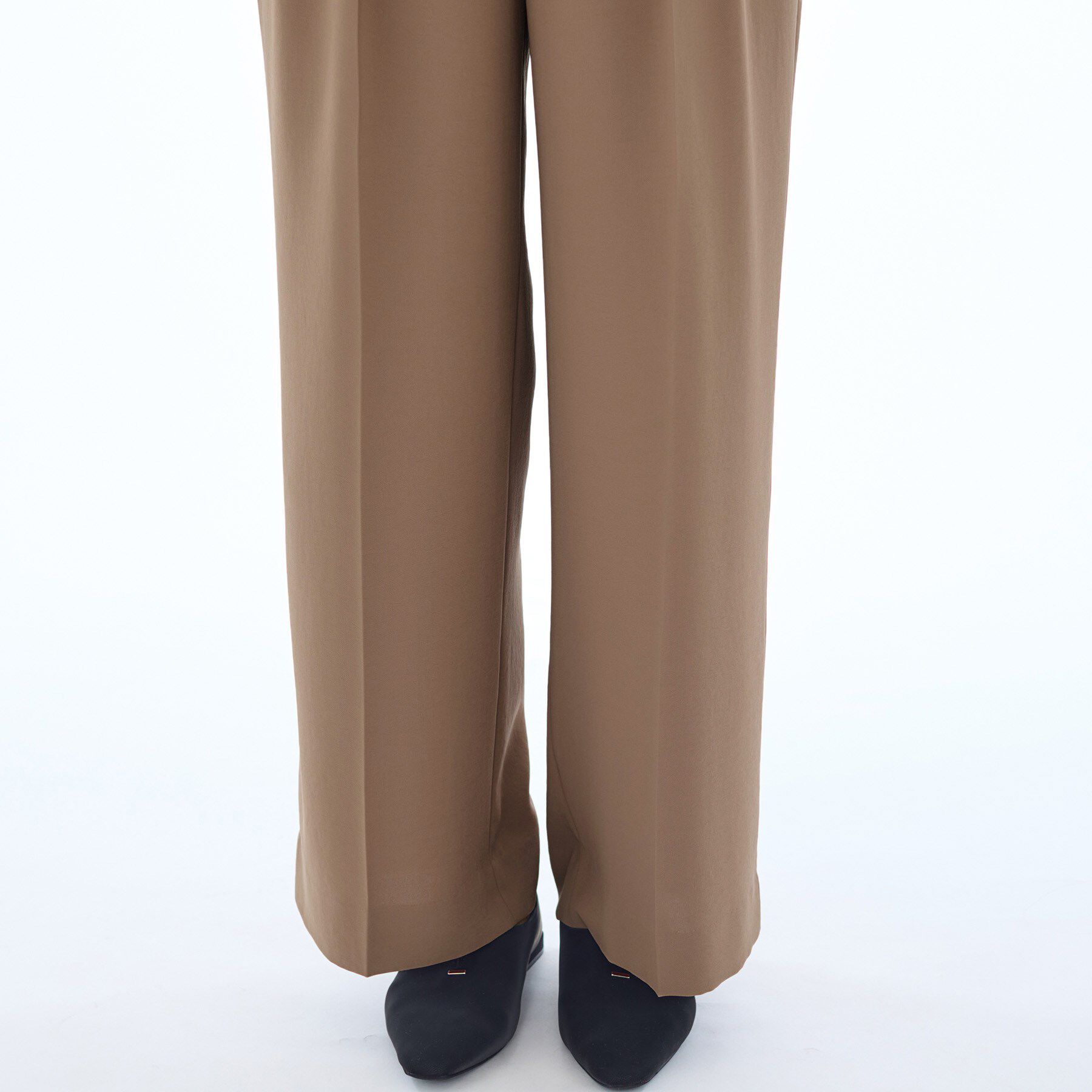 INDIVI「【着心地抜群！】タックワイドパンツ」|その他|