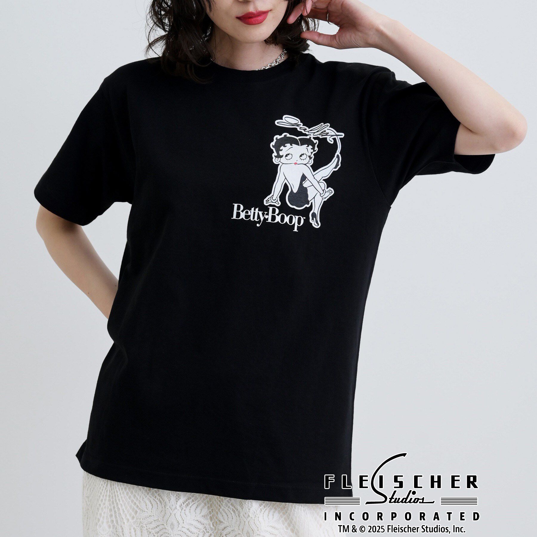 GALLEST「【Betty Boop(TM)】サイドプリントTシャツ」|Tシャツ・カットソー|