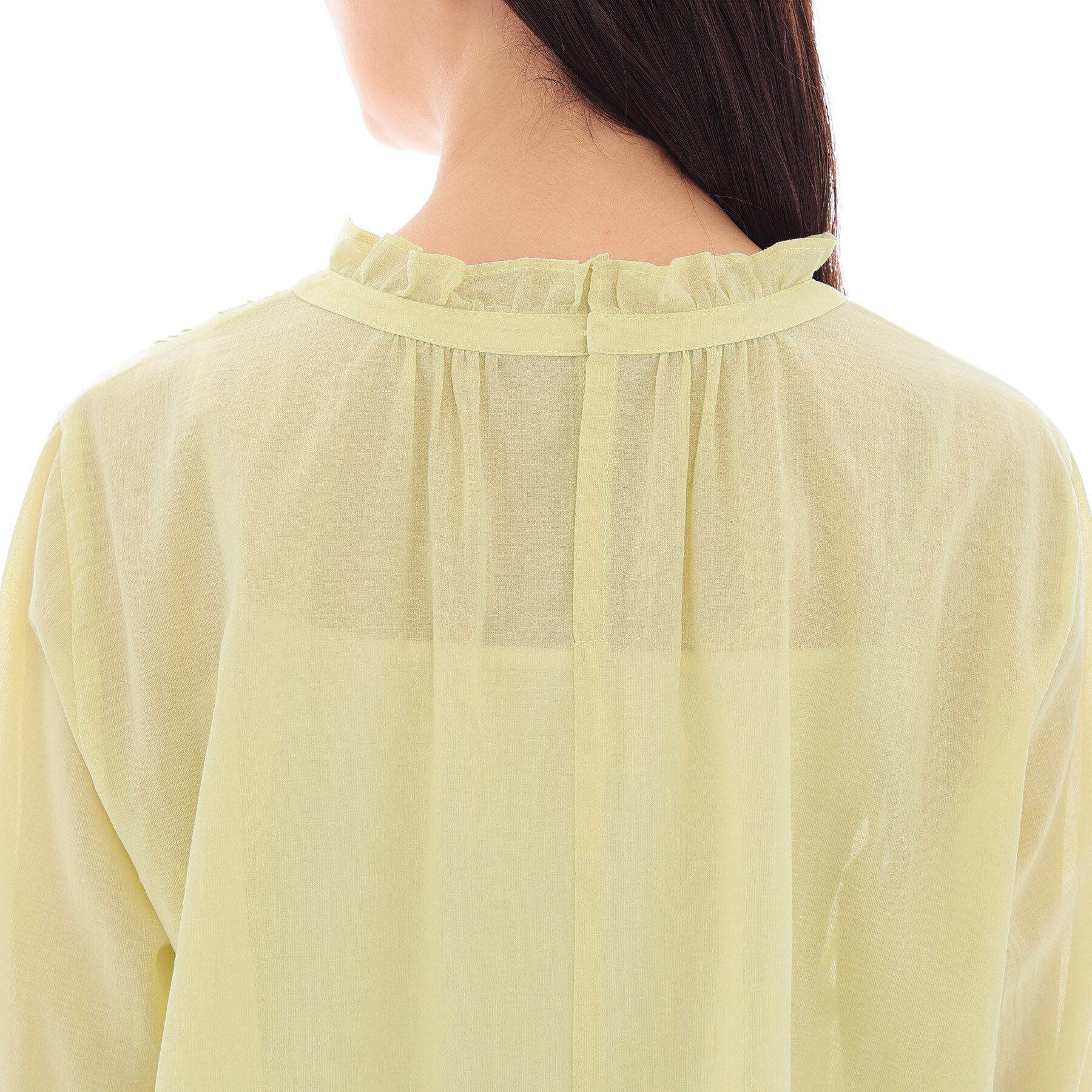 INDIVI「【洗える/コットン】ピンタックシアーブラウス」|シャツ・ブラウス|