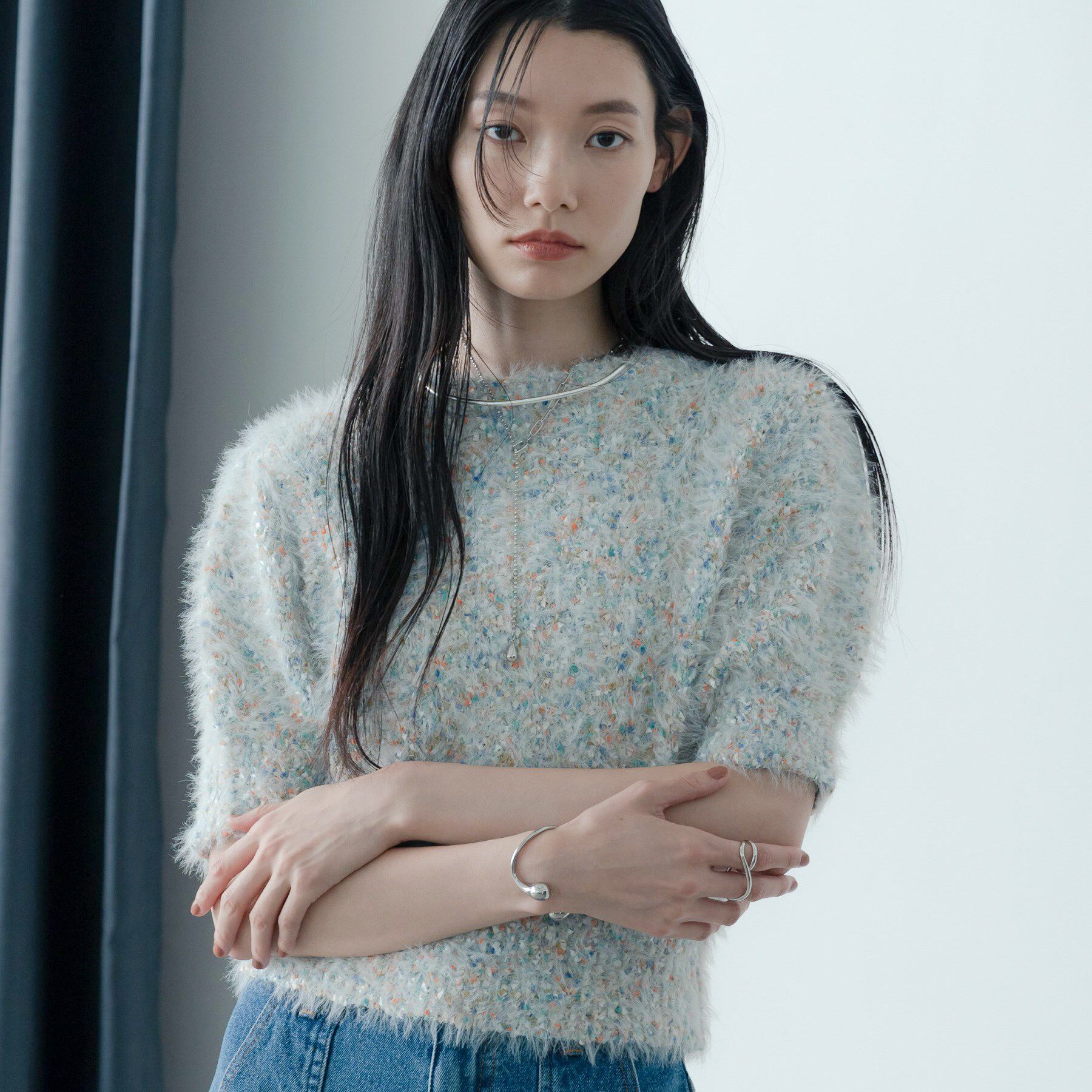 GALLEST「カラーネップニット」|ニット・セーター|