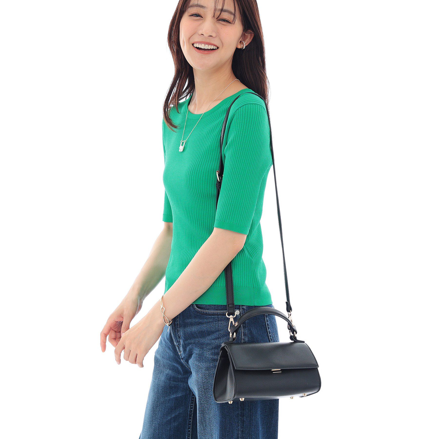 INDIVI「フラップスモールバッグ」|ショルダー・メッセンジャー|