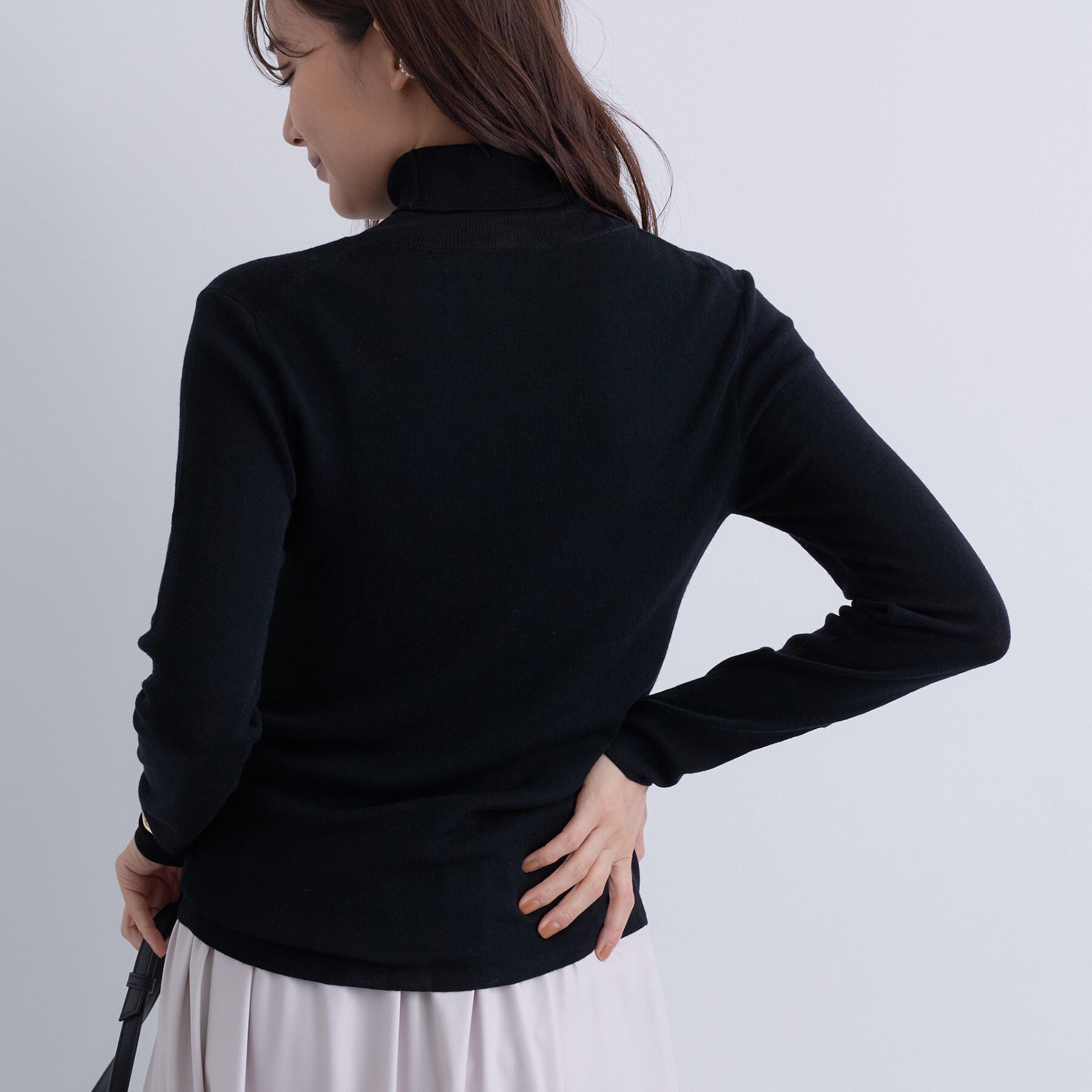 INDIVI「【洗える／薄手／ラメ】シアーラメニット」|ニット・セーター|