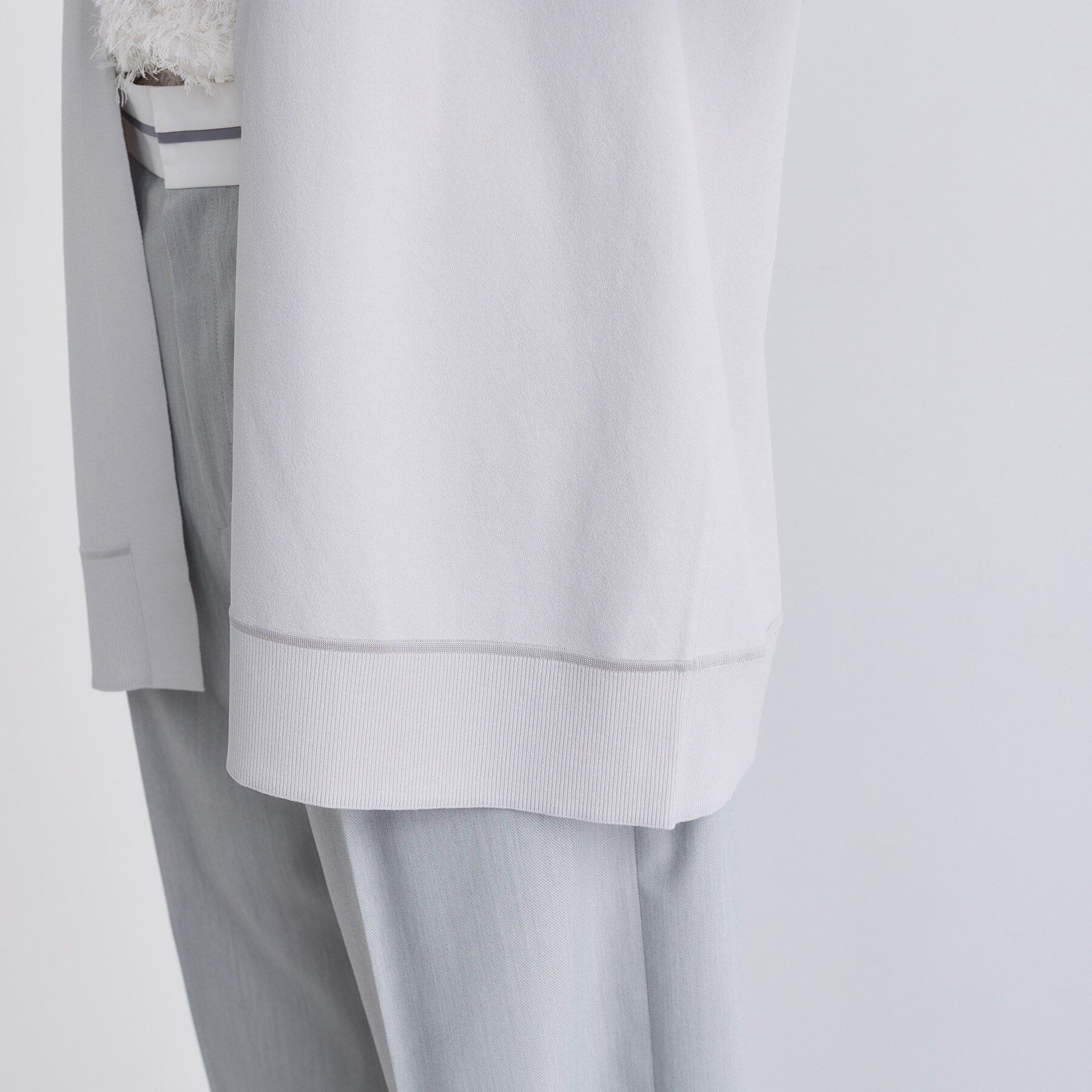 INDIVI「【洗える】着流しロングカーディガン」|カーディガン|