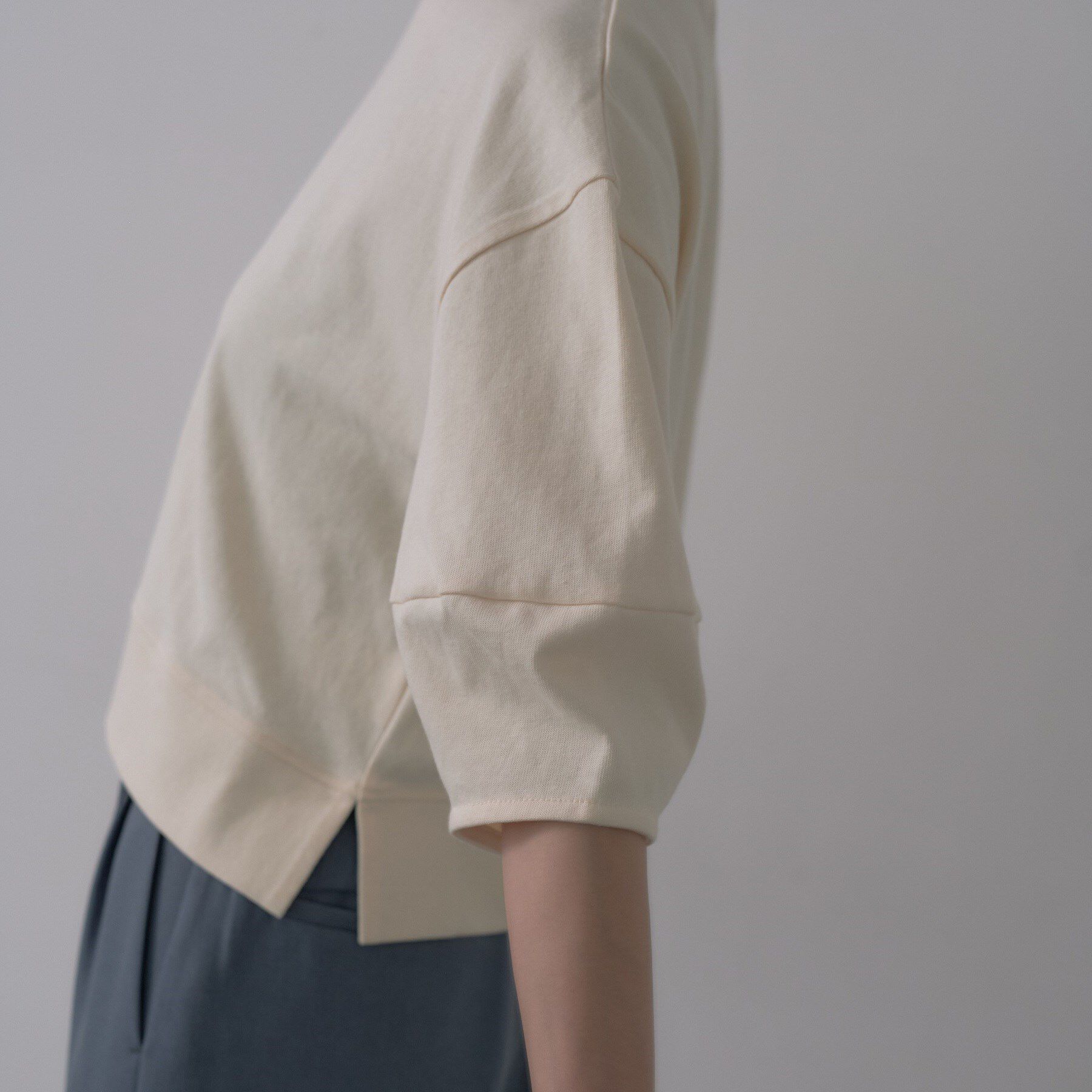 GALLEST「フォルムスリーブカットソー」|Tシャツ・カットソー|