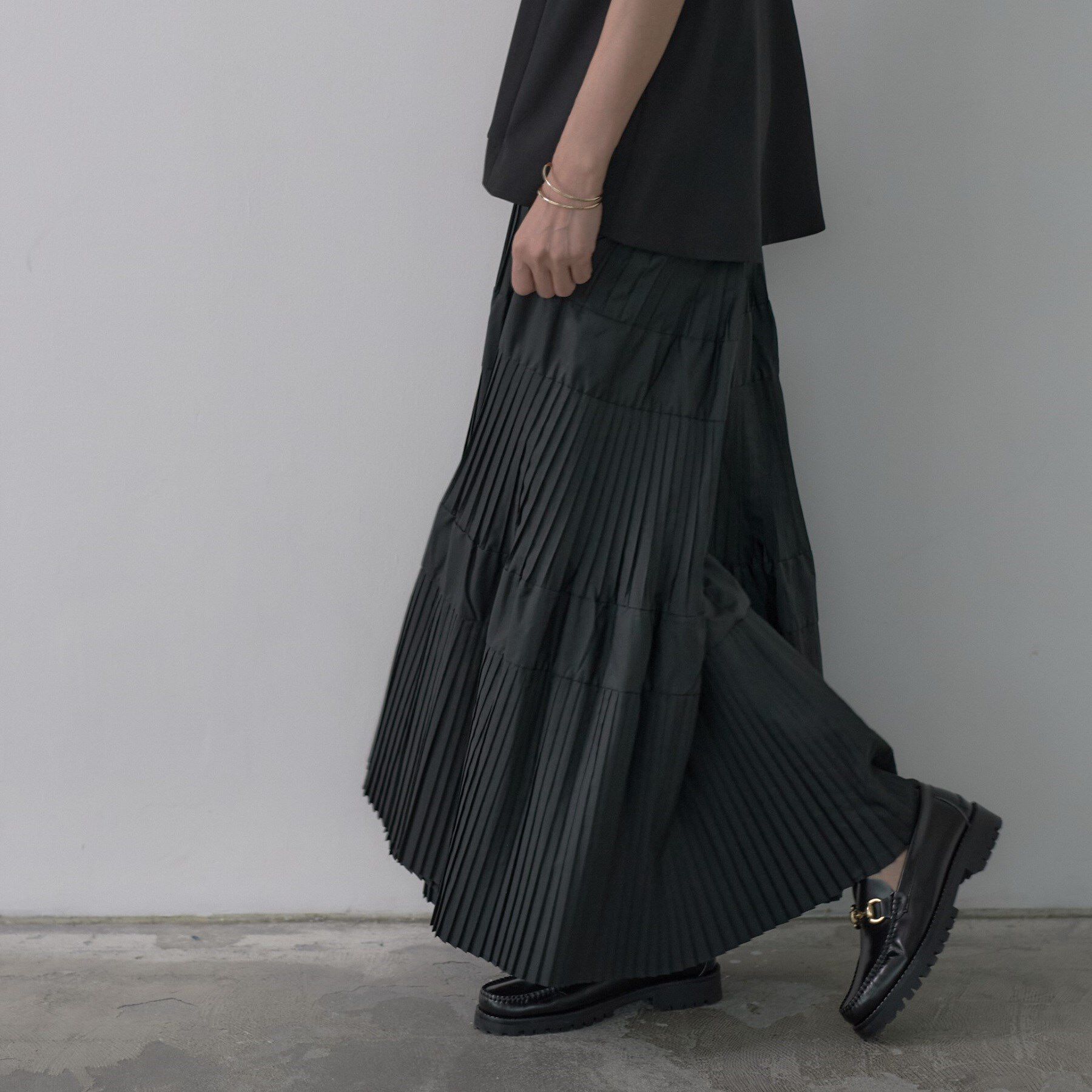 GALLEST「プリーツティアードスカート」|スカート|
