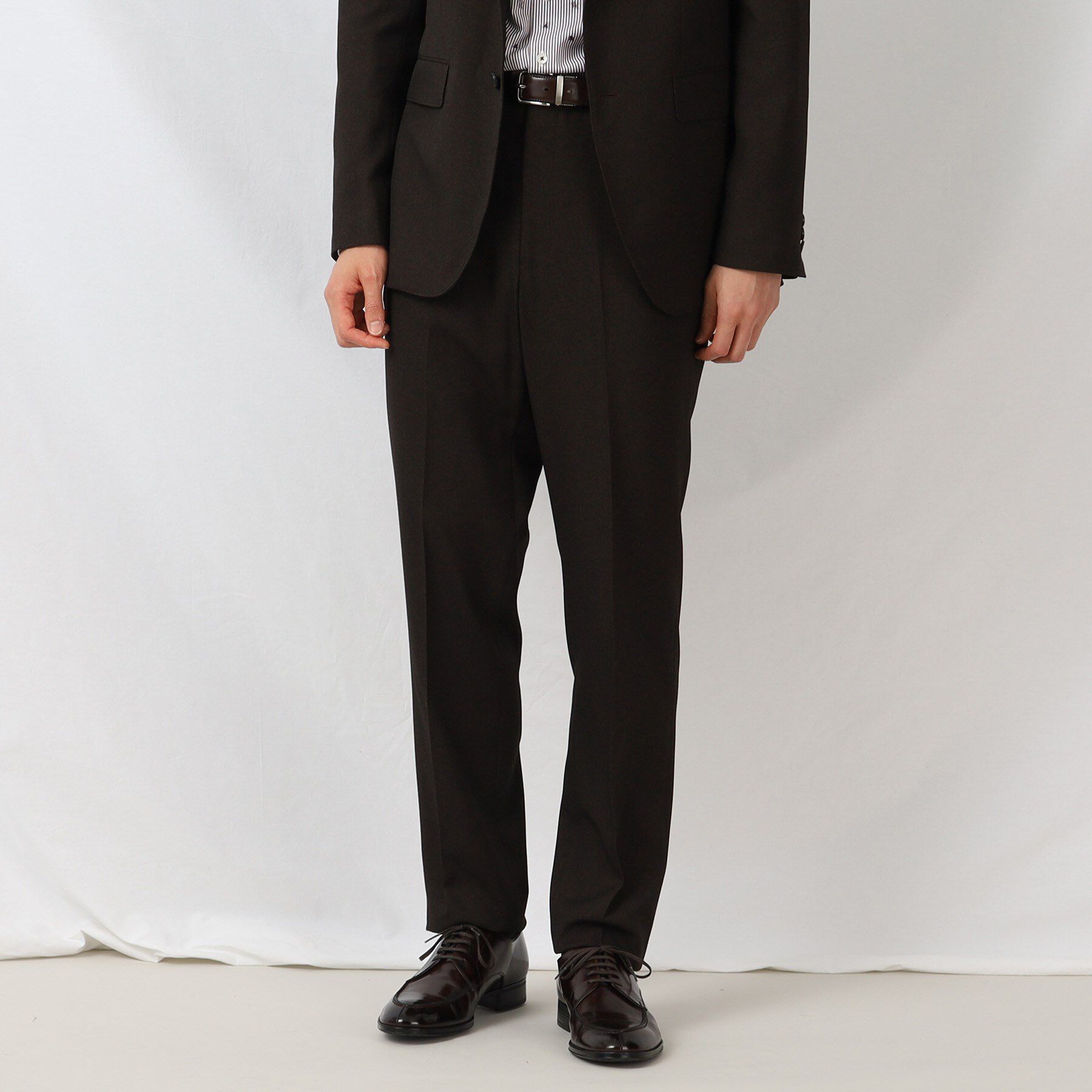 TAKEO KIKUCHI「【ON/OFF対応】メランジ シャークスキン ストレッチ パンツ / セットアップ」|その他|