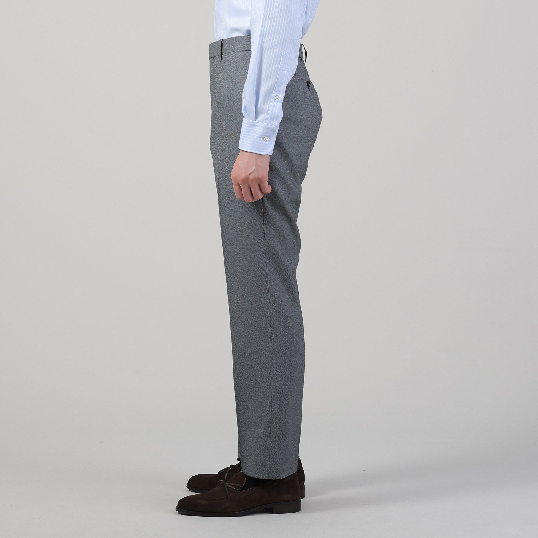 TAKEO KIKUCHI「【ON/OFF対応】メランジ シャークスキン ストレッチ パンツ / セットアップ」|その他|