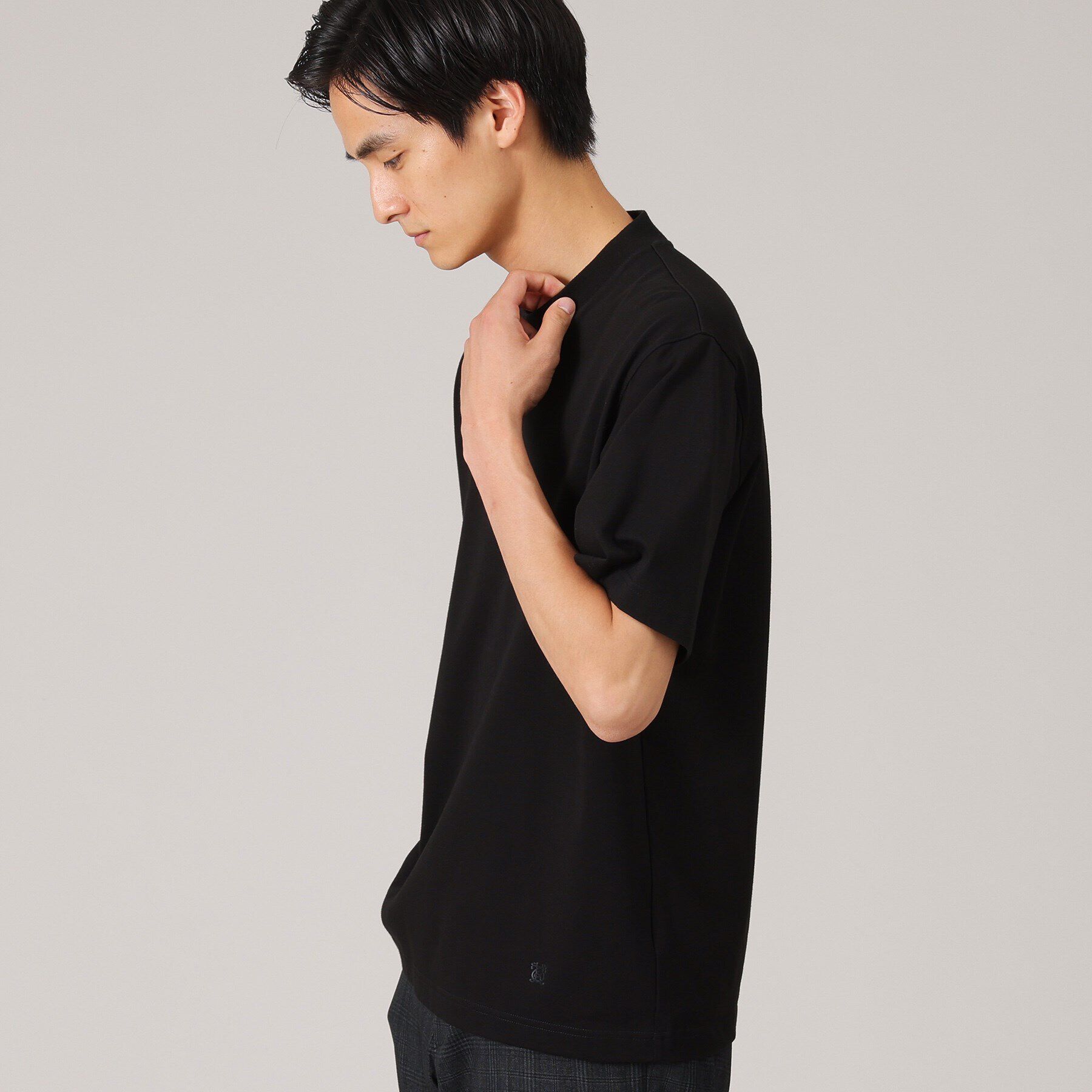 TAKEO KIKUCHI「【抗菌防臭】ジャケットインナー 半袖 カットソー」|Tシャツ・カットソー|