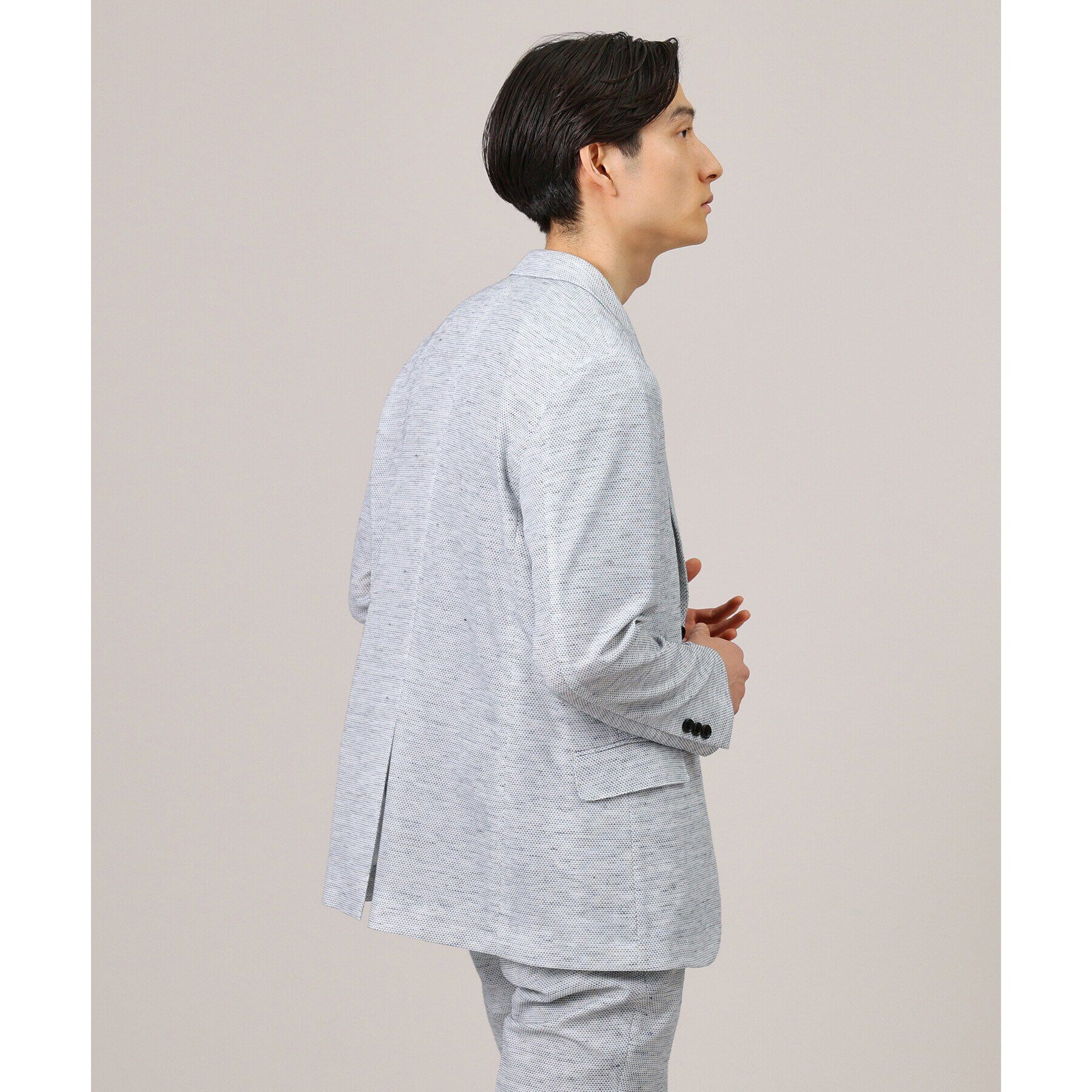 TAKEO KIKUCHI「【尾州織】リネンブレンド メッシュ ジャケット」|テーラードジャケット|