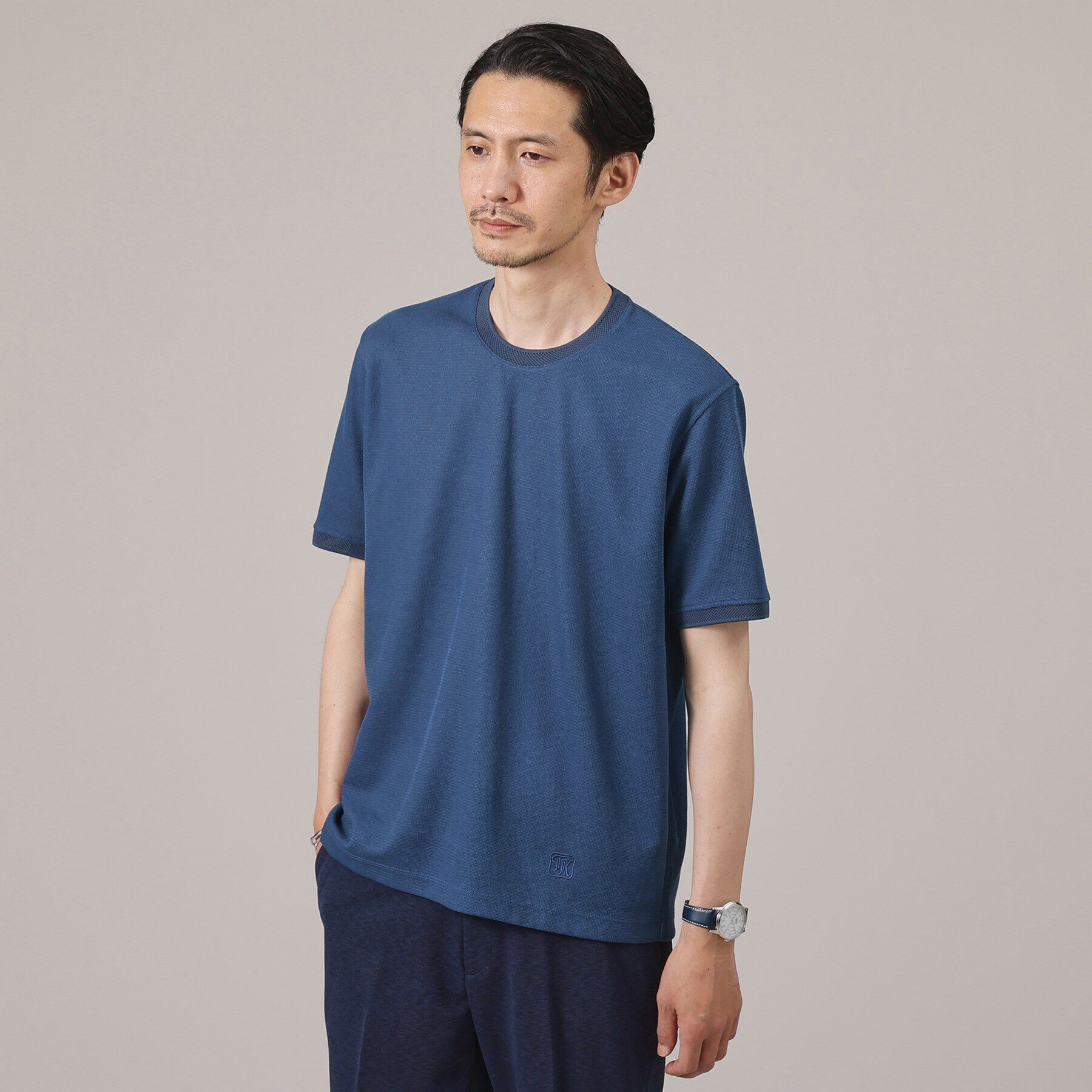 TAKEO KIKUCHI「【抗菌防臭/日本製】ハイブリッド サーフニット Tシャツ」|Tシャツ・カットソー|
