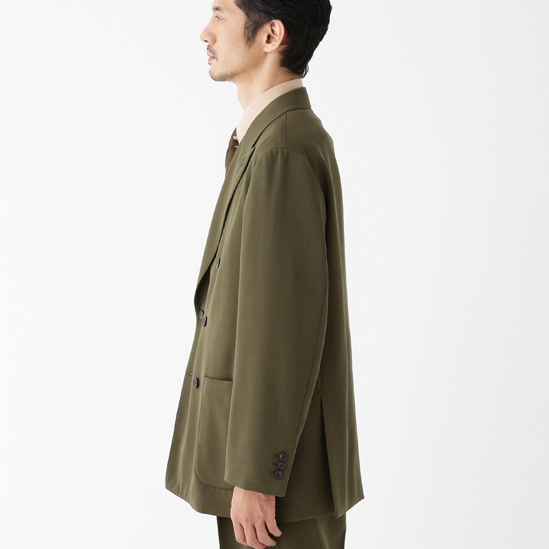 TAKEO KIKUCHI「【THE FLAGSHIP】ギャバ ダブルジャケット」|テーラードジャケット|