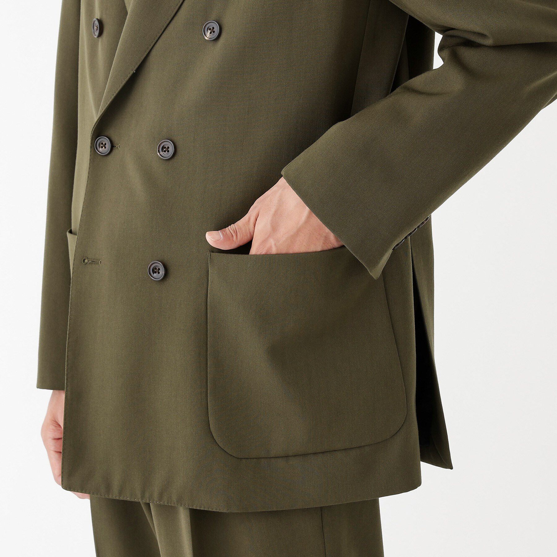 TAKEO KIKUCHI「【THE FLAGSHIP】ギャバ ダブルジャケット」|テーラードジャケット|