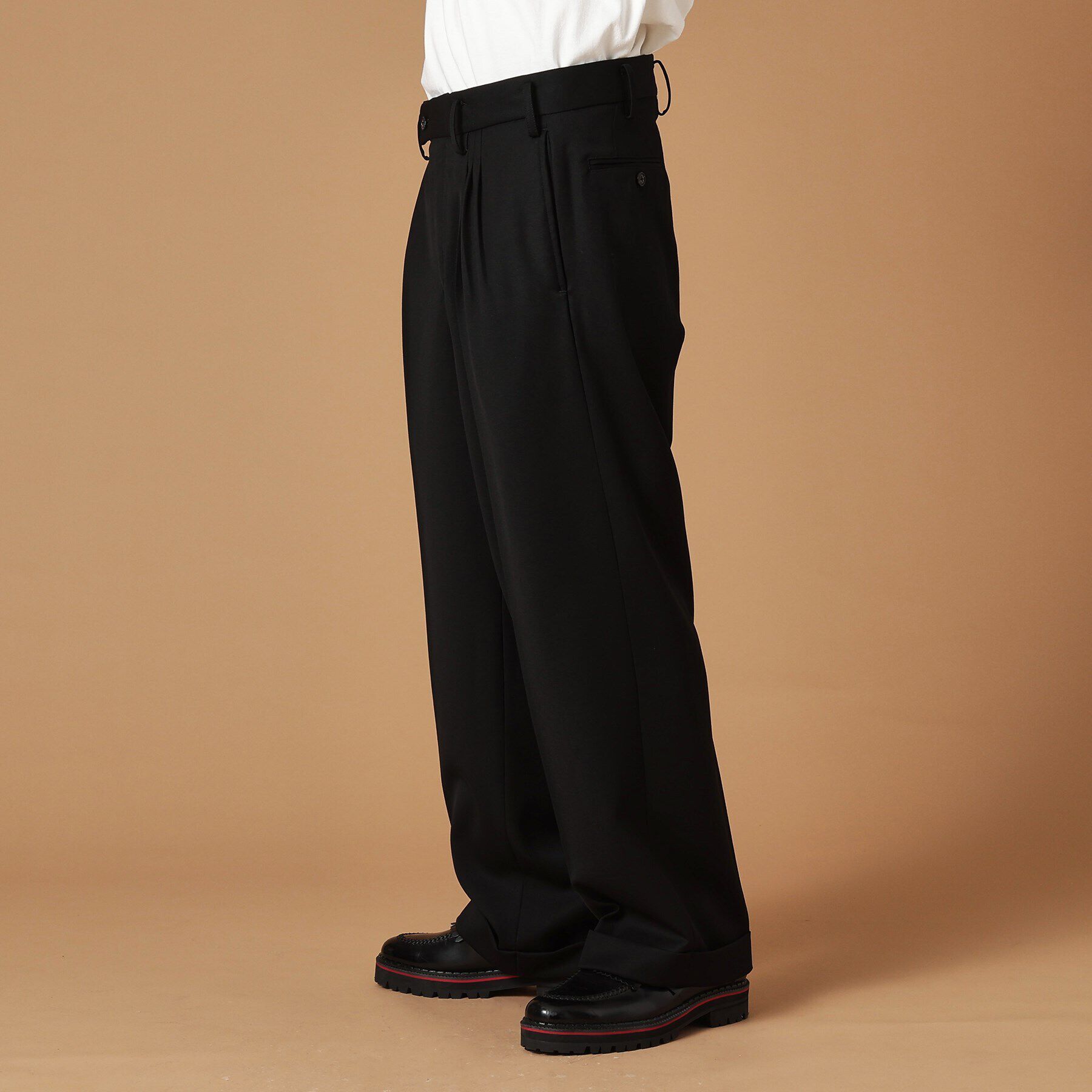 40CARATS&525「ギャバジンワイドパンツ」|その他|