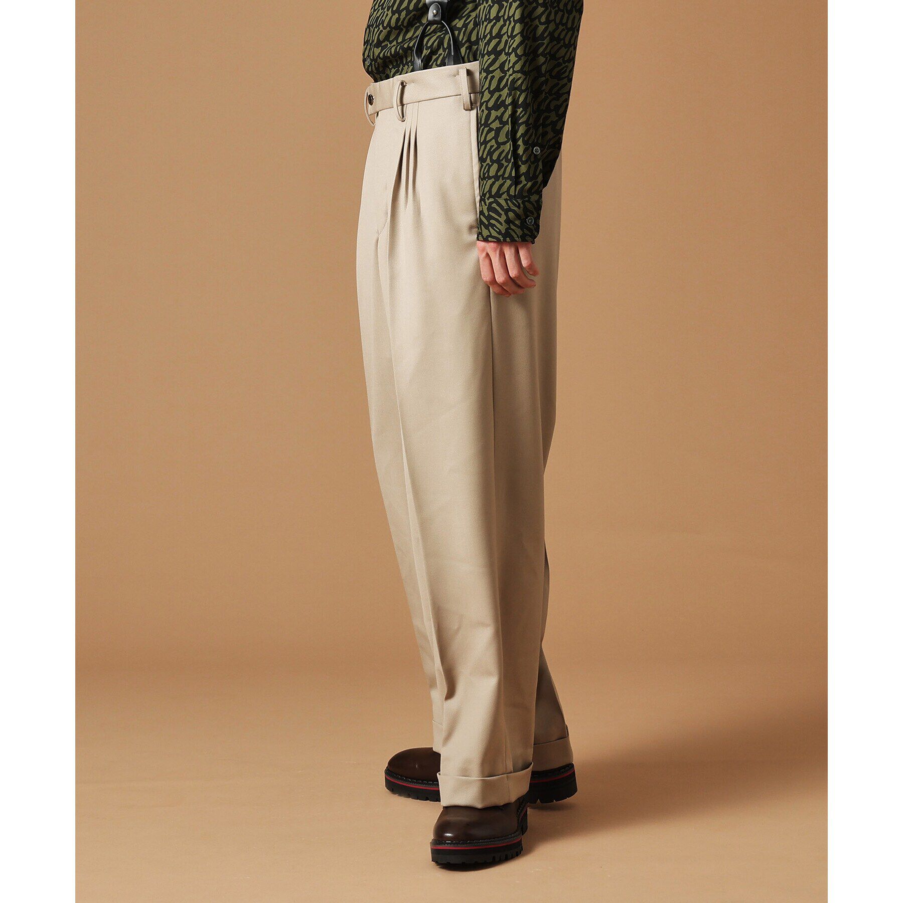 40CARATS&525「ギャバジンワイドパンツ」|その他|