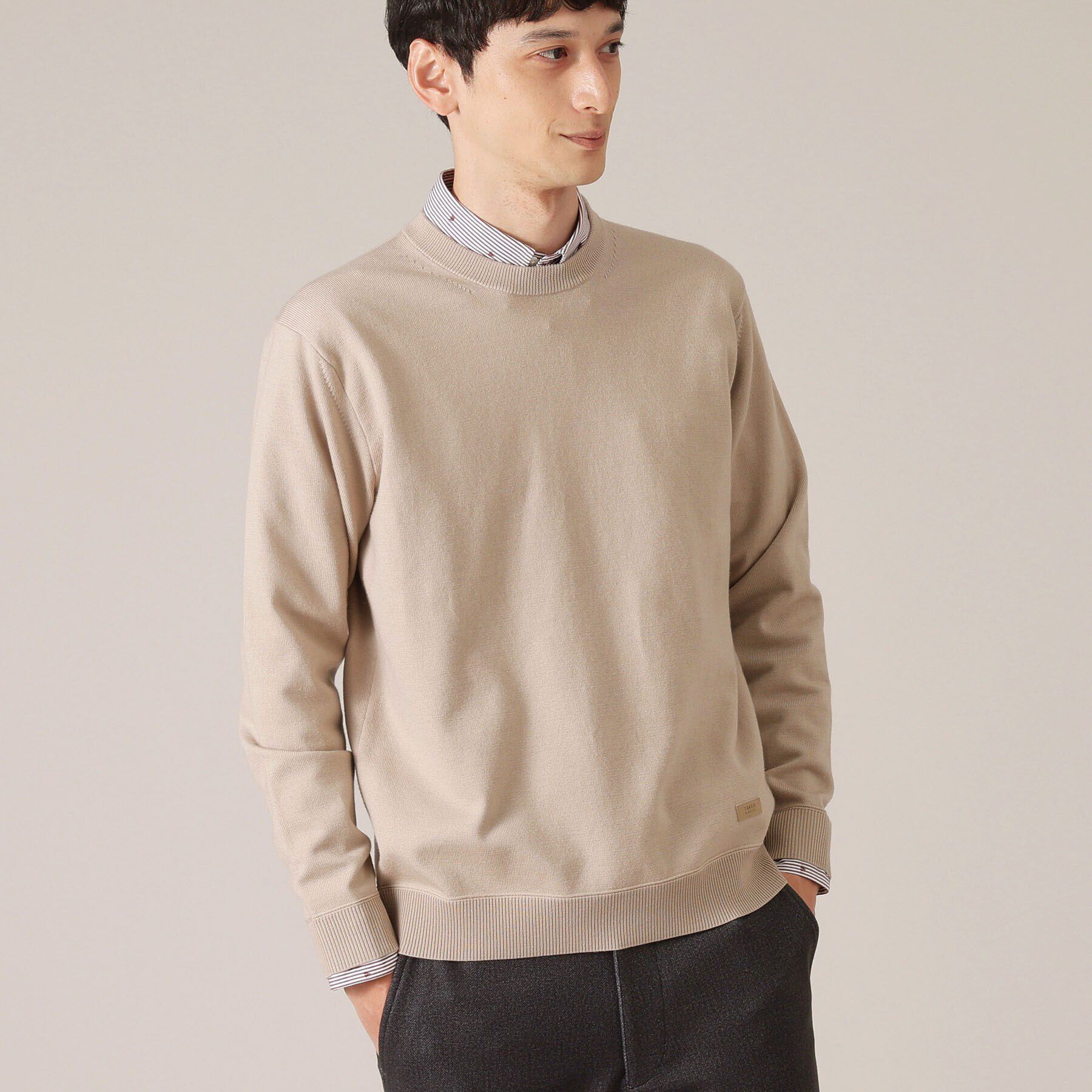 TAKEO KIKUCHI「【アンチピリング】クルーネック ニット」|ニット・セーター|